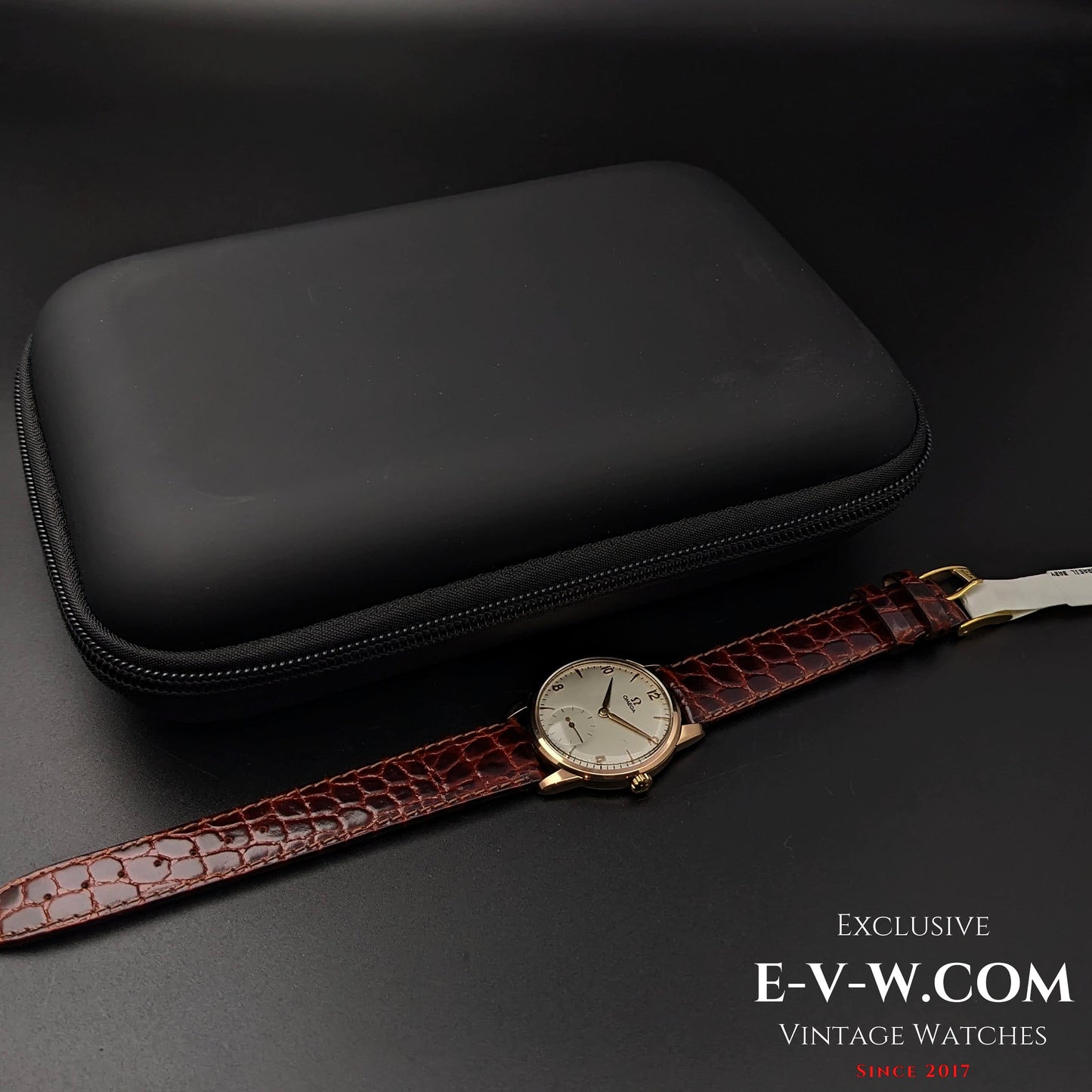 Omega Gold Plaque  / Ref 2605 / cal. 265 (30T2) Vintage 1954