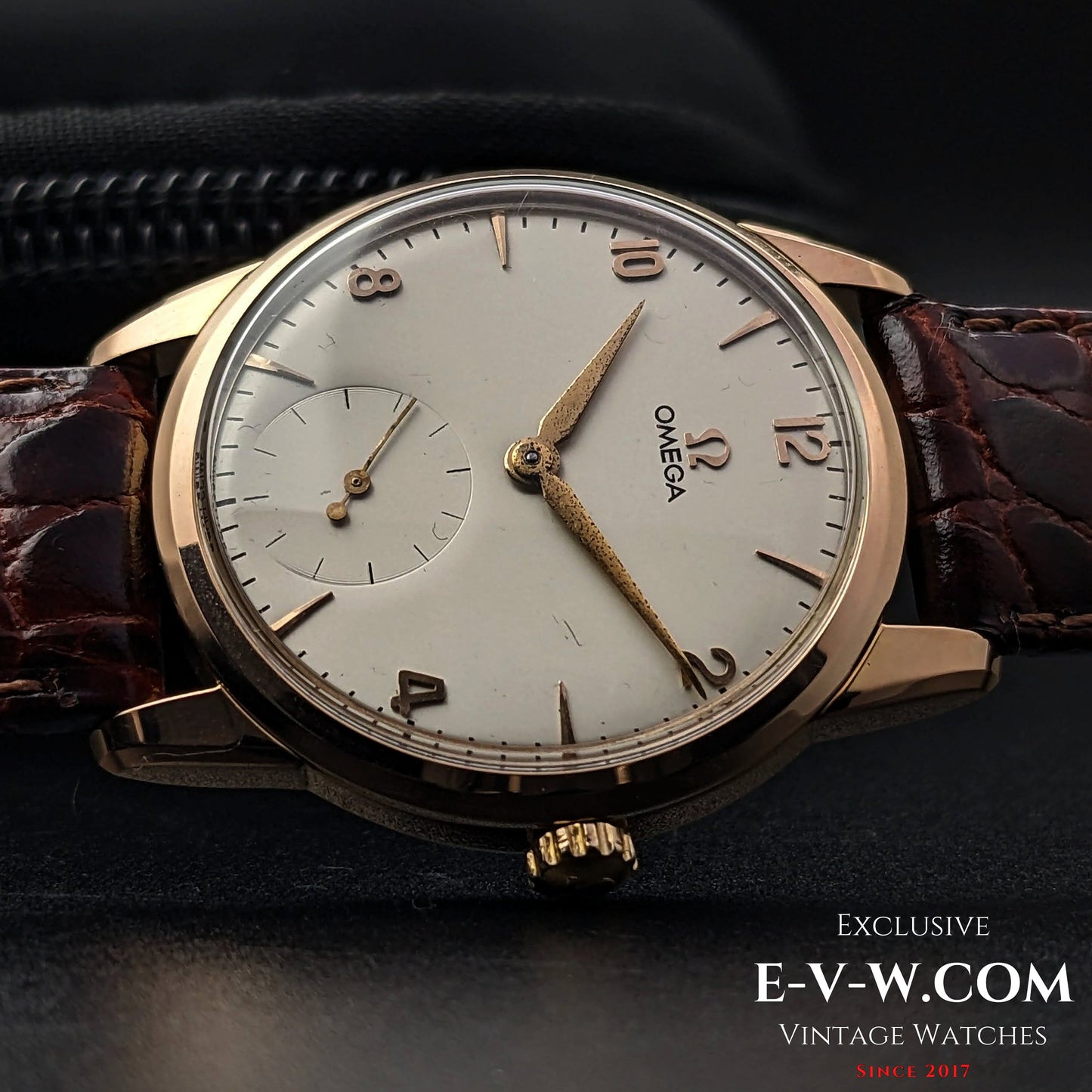 Omega Gold Plaque  / Ref 2605 / cal. 265 (30T2) Vintage 1954