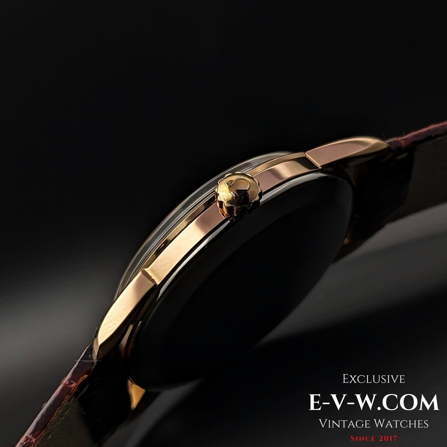 Omega Gold Plaque  / Ref 2605 / cal. 265 (30T2) Vintage 1954