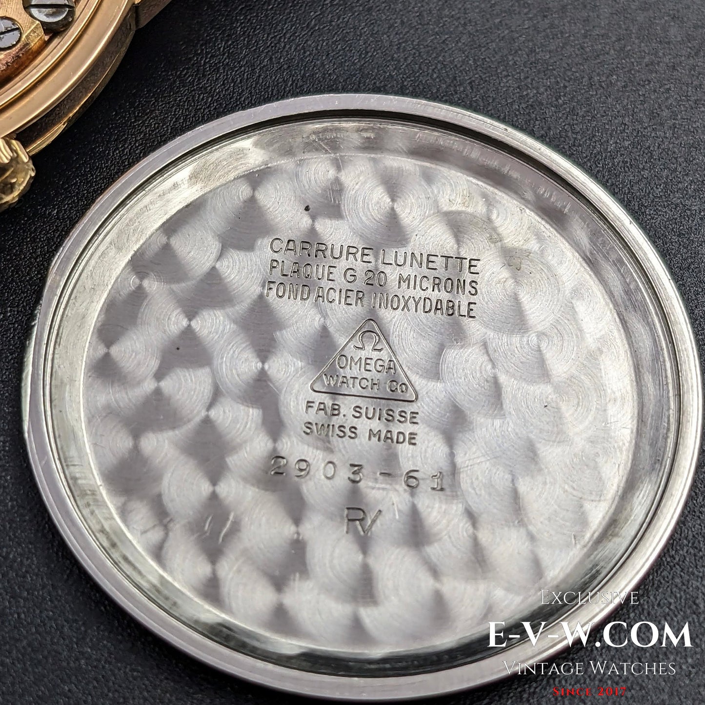 Omega Gold Plaque  / Ref 2605 / cal. 265 (30T2) Vintage 1954