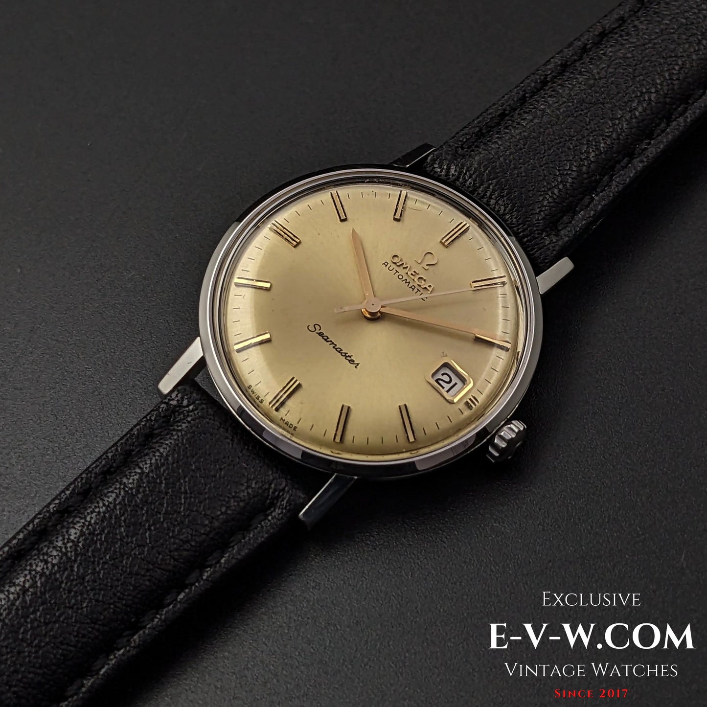 Rare Omega Seamaster Automatic / Gold Dial / cal.562 / Vintage 1960s