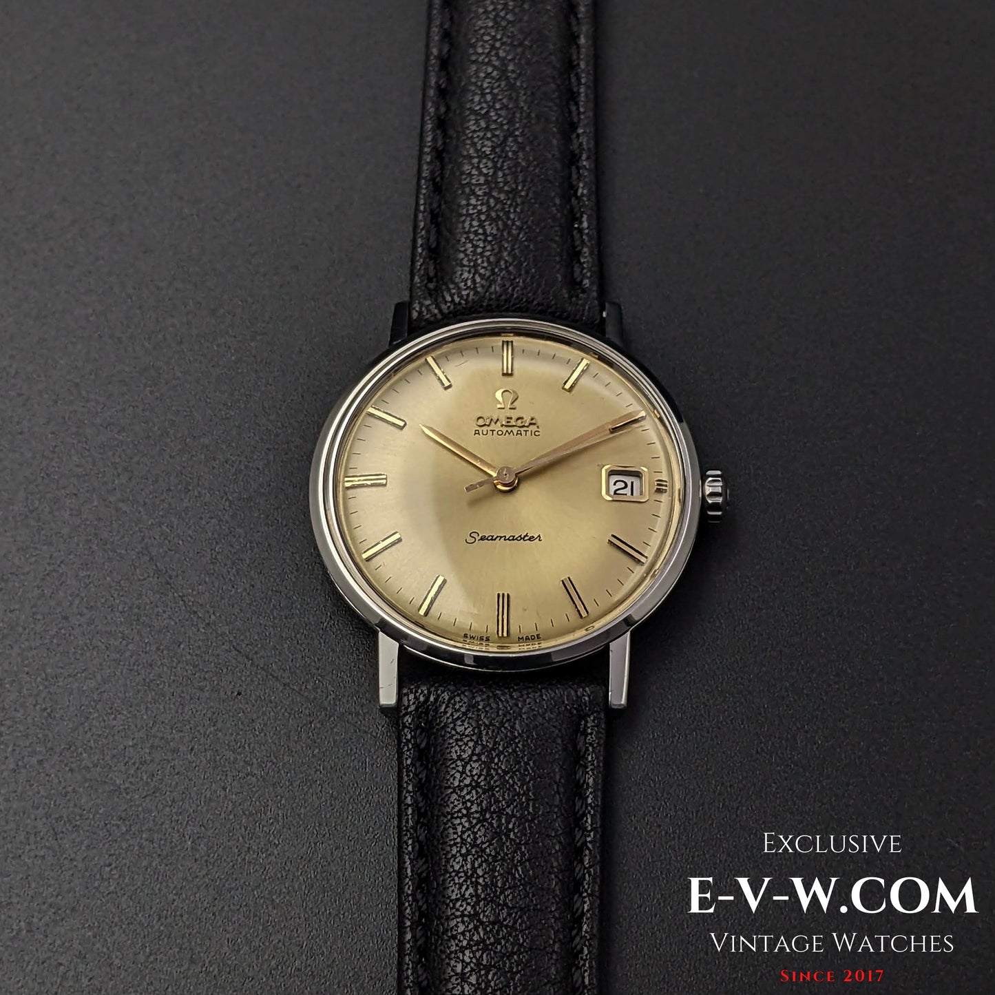Rare Omega Seamaster Automatic / Gold Dial / cal.562 / Vintage 1960s