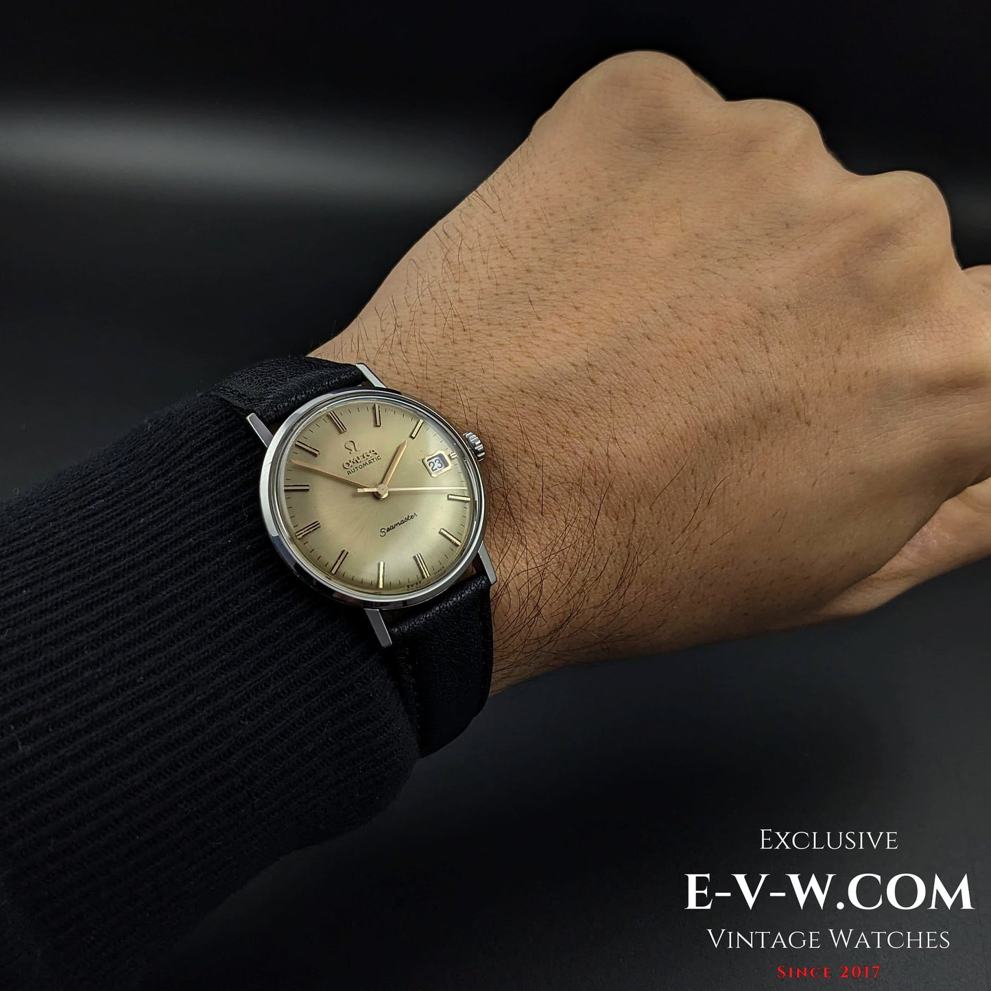 Rare Omega Seamaster Automatic / Gold Dial / cal.562 / Vintage 1960s