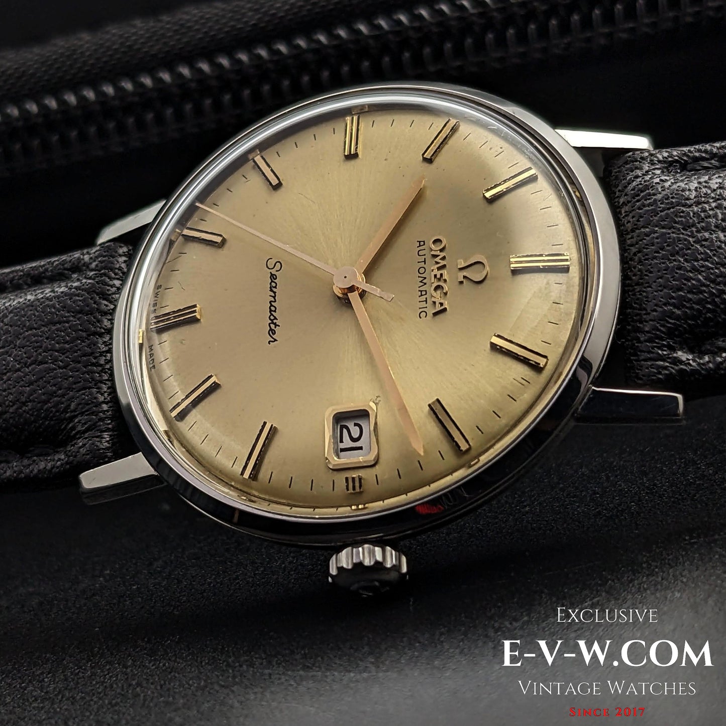 Rare Omega Seamaster Automatic / Gold Dial / cal.562 / Vintage 1960s