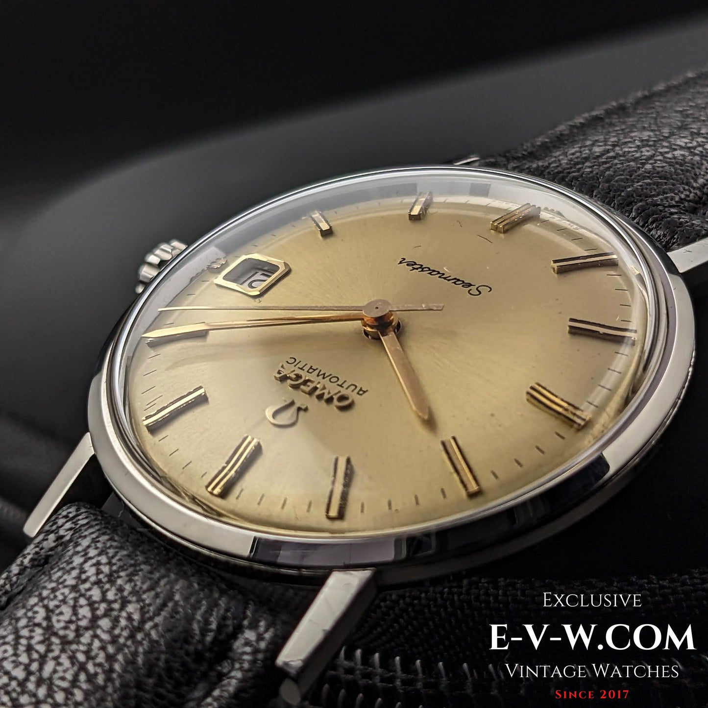 Rare Omega Seamaster Automatic / Gold Dial / cal.562 / Vintage 1960s
