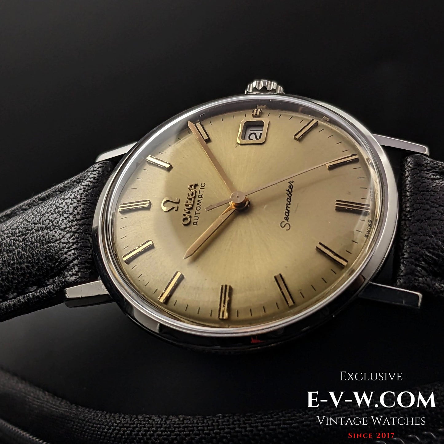 Rare Omega Seamaster Automatic / Gold Dial / cal.562 / Vintage 1960s