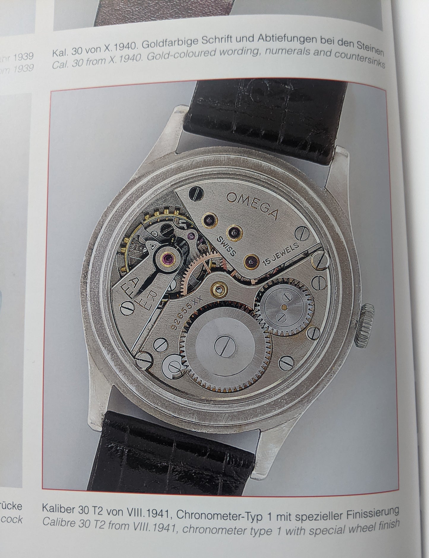 Omega Jumbo Blue Dial / Ref. 2272-3 /cal. 30T2 / Vintage 1944