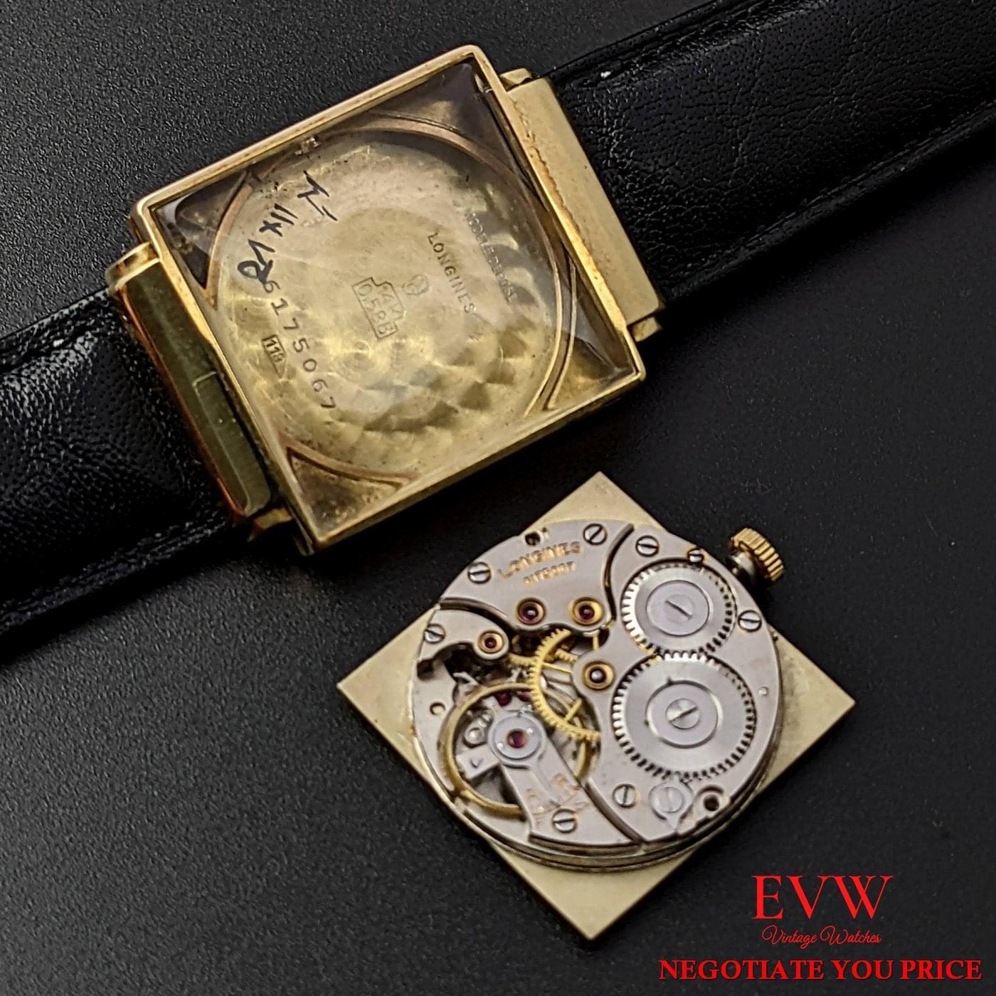 Antique Longines 14k Gold from 1941 / Extract from the Longines Archives / Fully Serviced