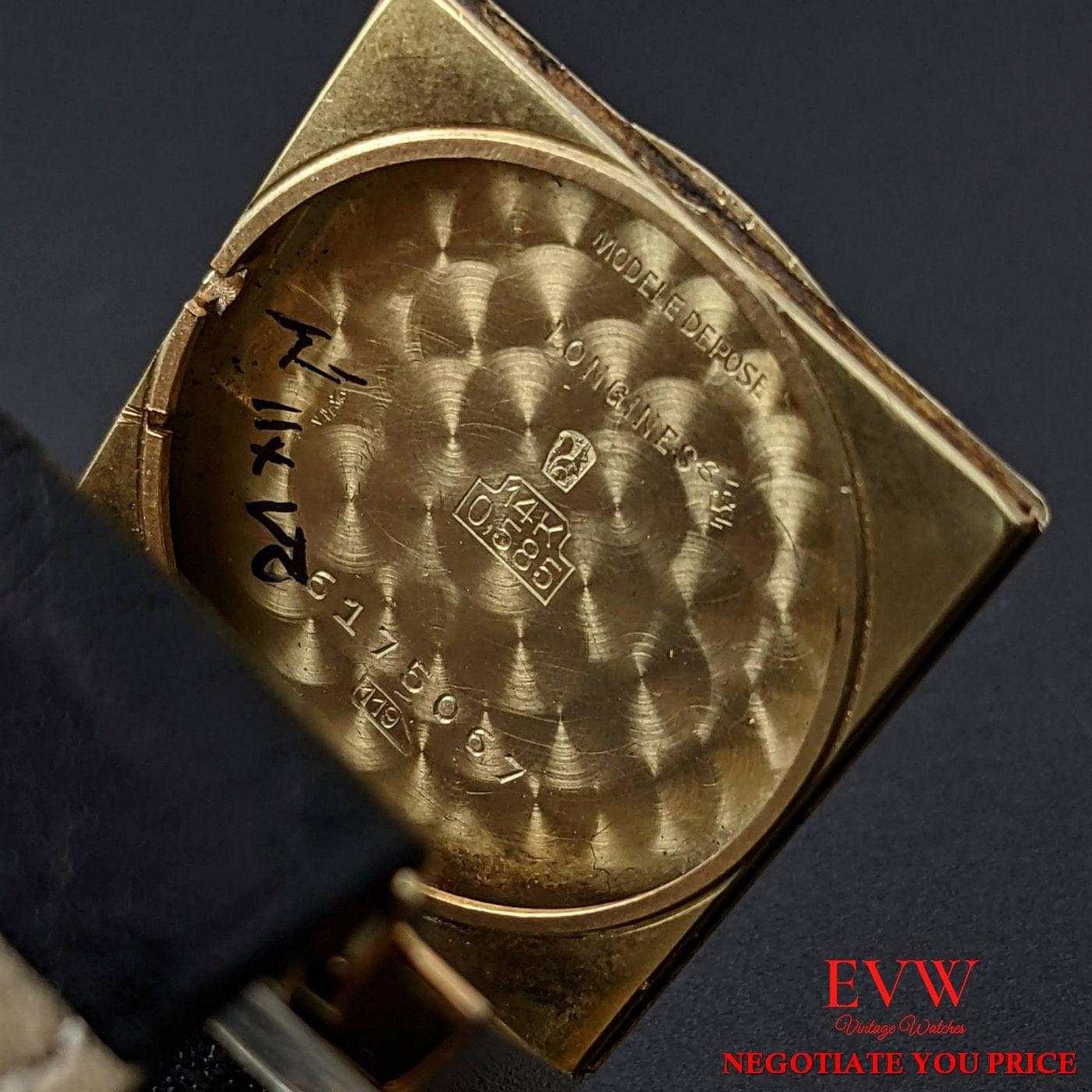 Antique Longines 14k Gold from 1941 / Extract from the Longines Archives / Fully Serviced