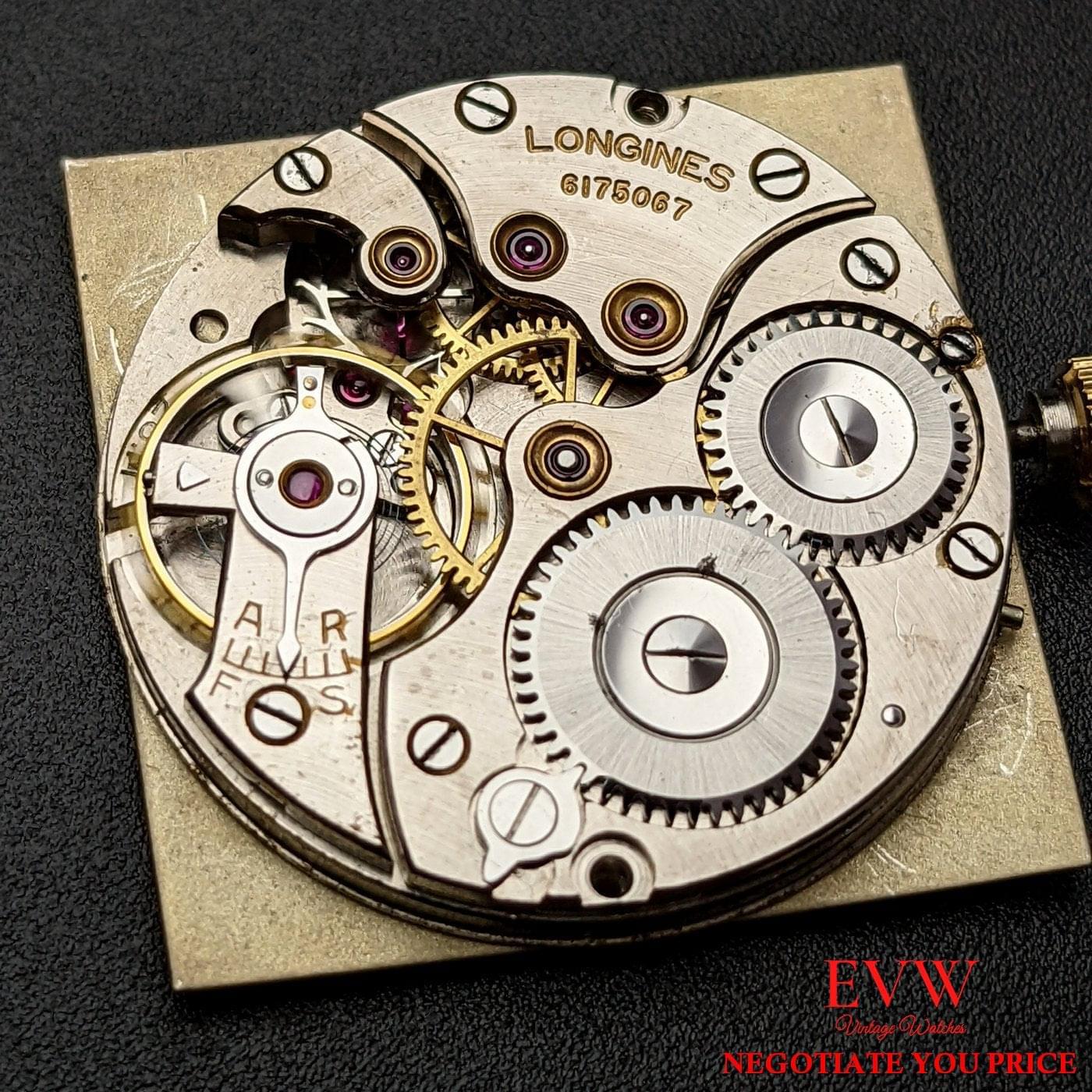 Antique Longines 14k Gold from 1941 / Extract from the Longines Archives / Fully Serviced