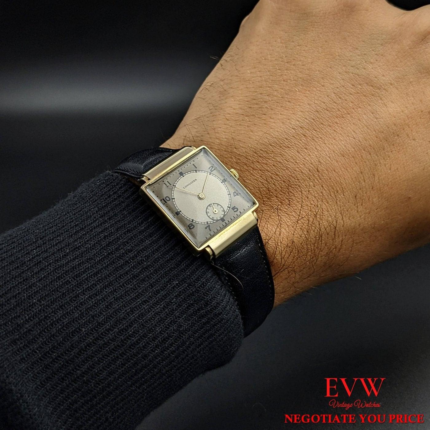 Antique Longines 14k Gold from 1941 / Extract from the Longines Archives / Fully Serviced