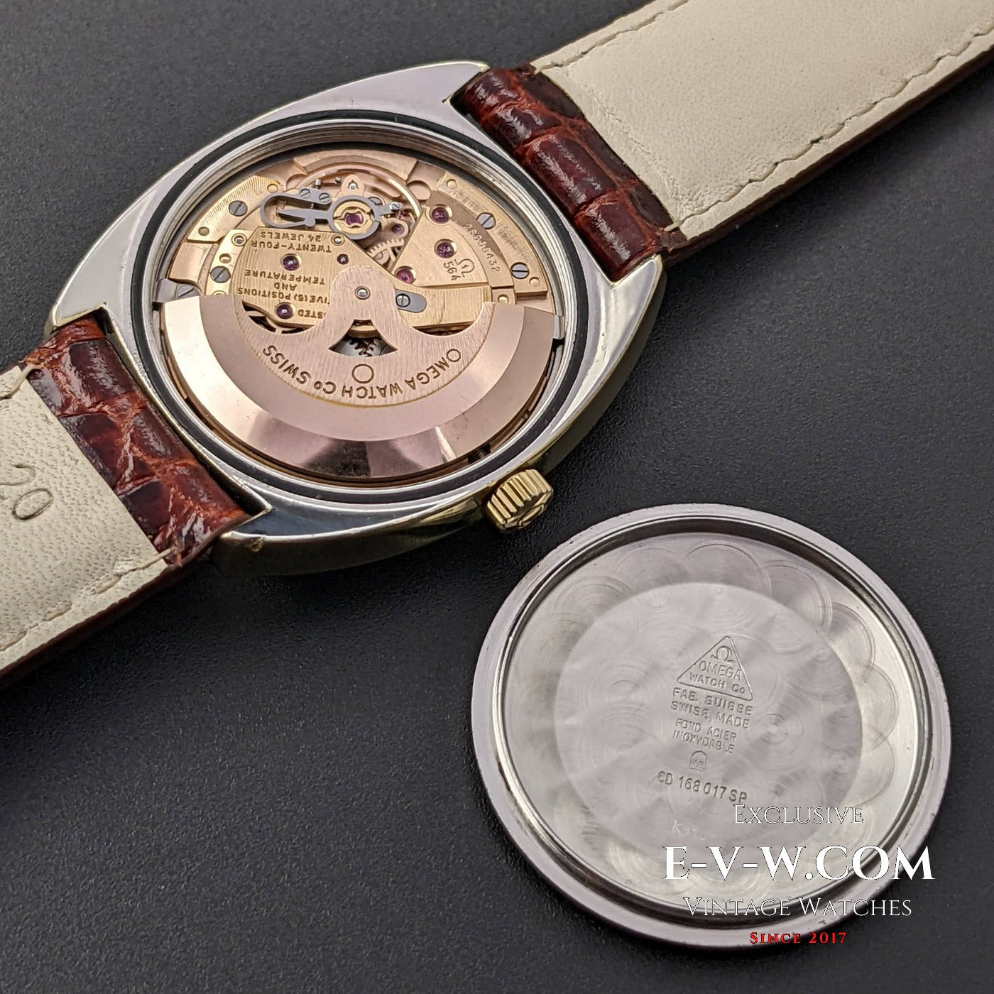 Vintage Omega Constellation C-line Automatic Chronometer / Ref 168017 / Steel Gold / Vintage 1969