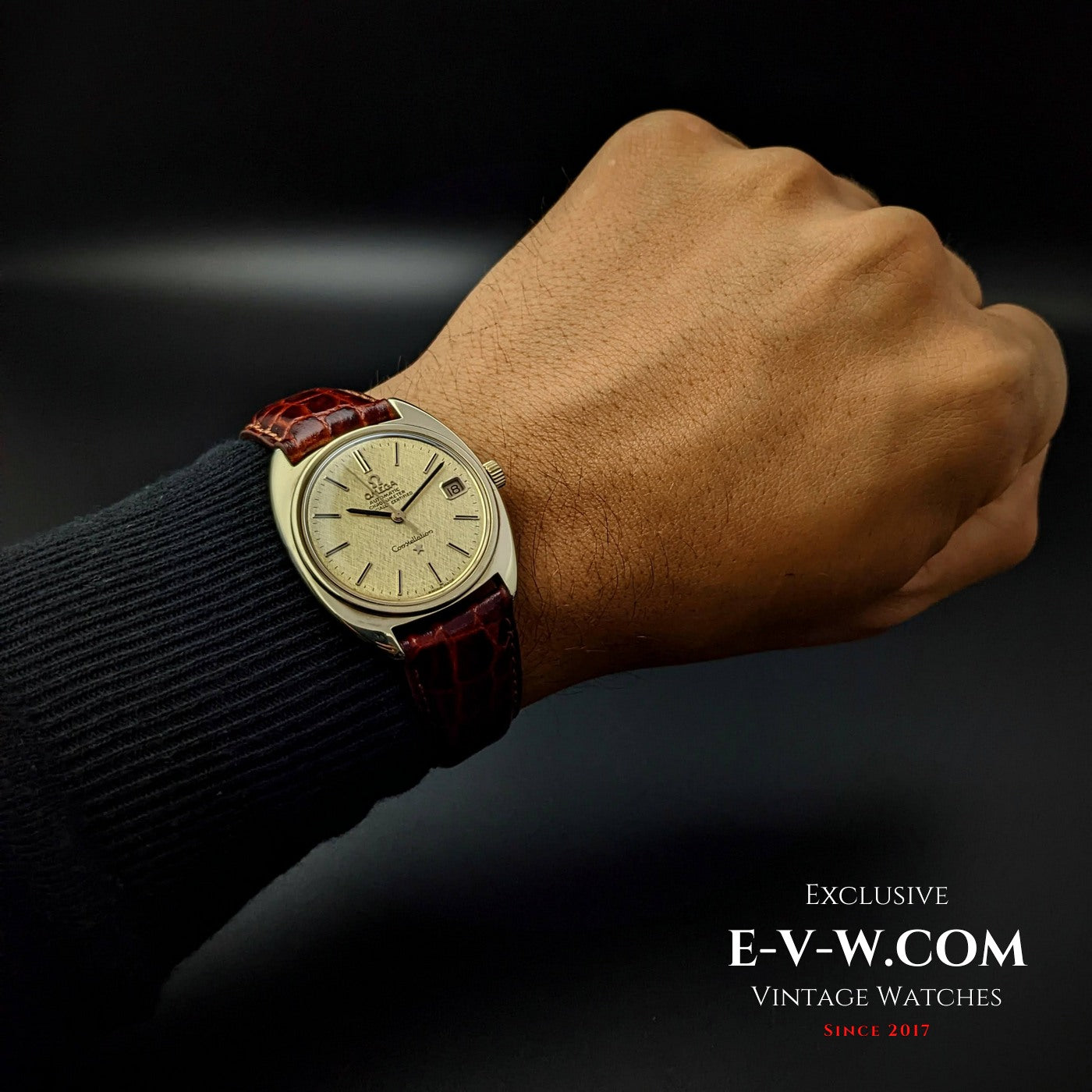 Vintage Omega Constellation C-line Automatic Chronometer / Ref 168017 / Steel Gold / Vintage 1969