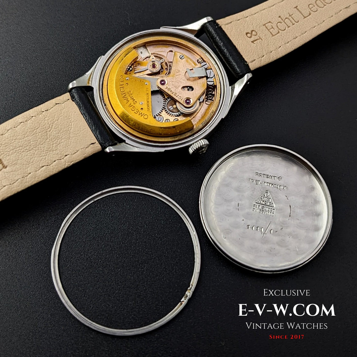 Very Rare frist bumper caliber Omega Automatic 28.10RA PC / Ref 2421 4 / Fancy lugs / Vintage 1944 / Fully Serviced