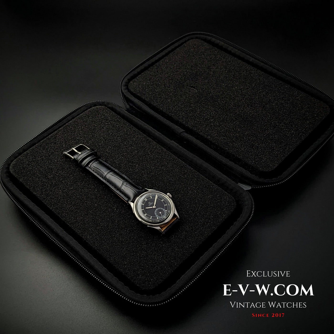 Omega Bumper Automatic Vintage 1935/ Black Dial / cal.28.10RA PC/ Ref.2375 1 / Fully Serviced