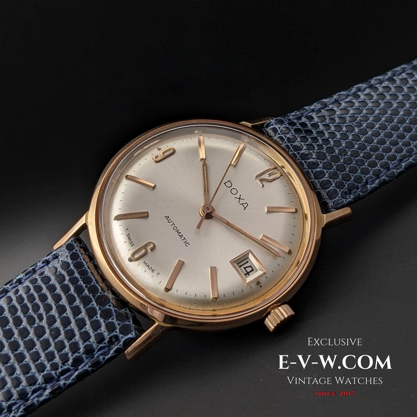 Doxa Automatic 14k/ct Pink Gold - Cal.118 - Vintage 1960s