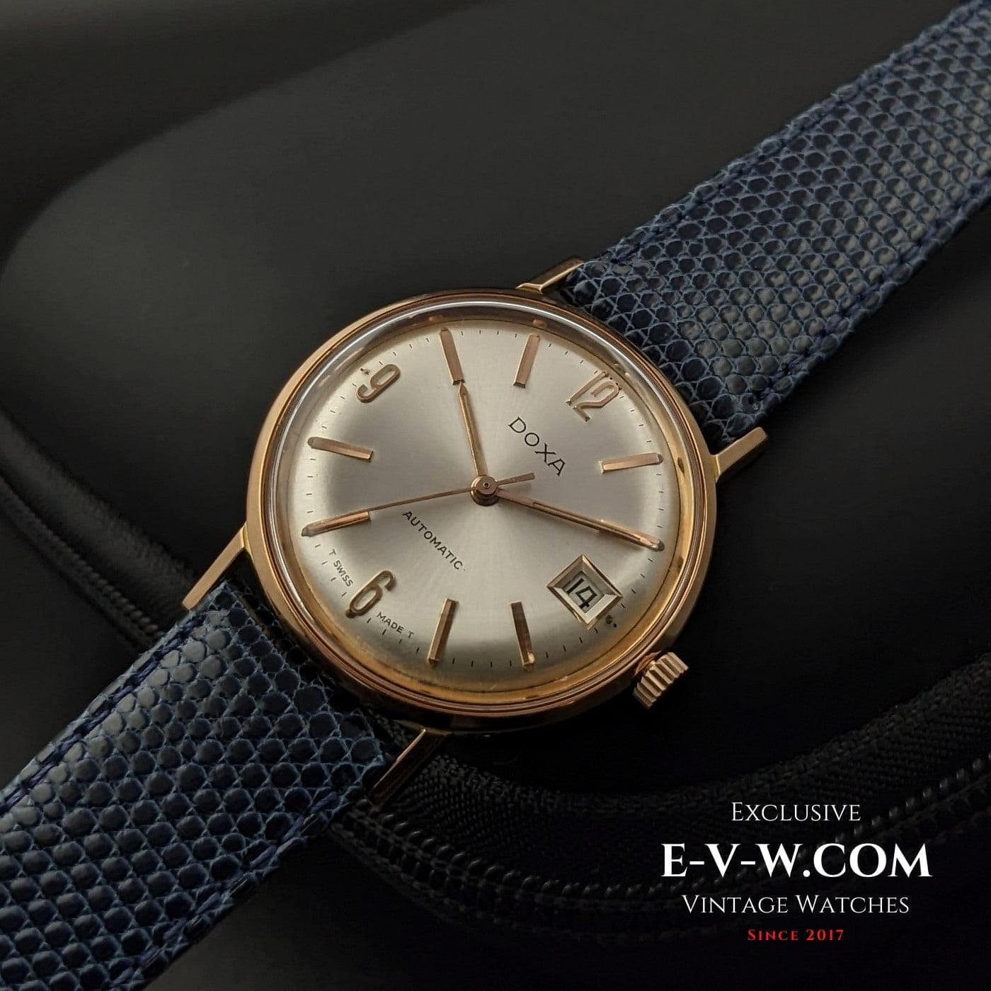 Doxa Automatic 14k/ct Pink Gold - Cal.118 - Vintage 1960s