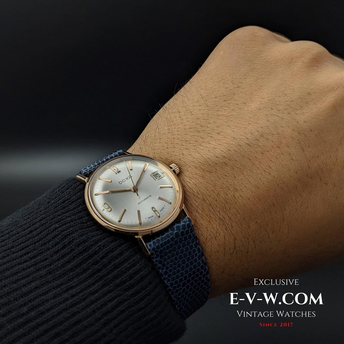 Doxa Automatic 14k/ct Pink Gold - Cal.118 - Vintage 1960s