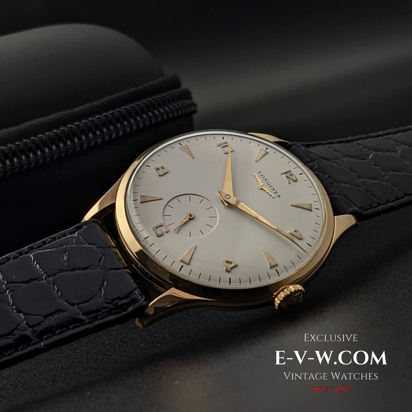 Longines 18k Gold / Jumbo Oversized 37,5 mm /  Cal 12.68Z / Vintage 1956 / Fully Serviced