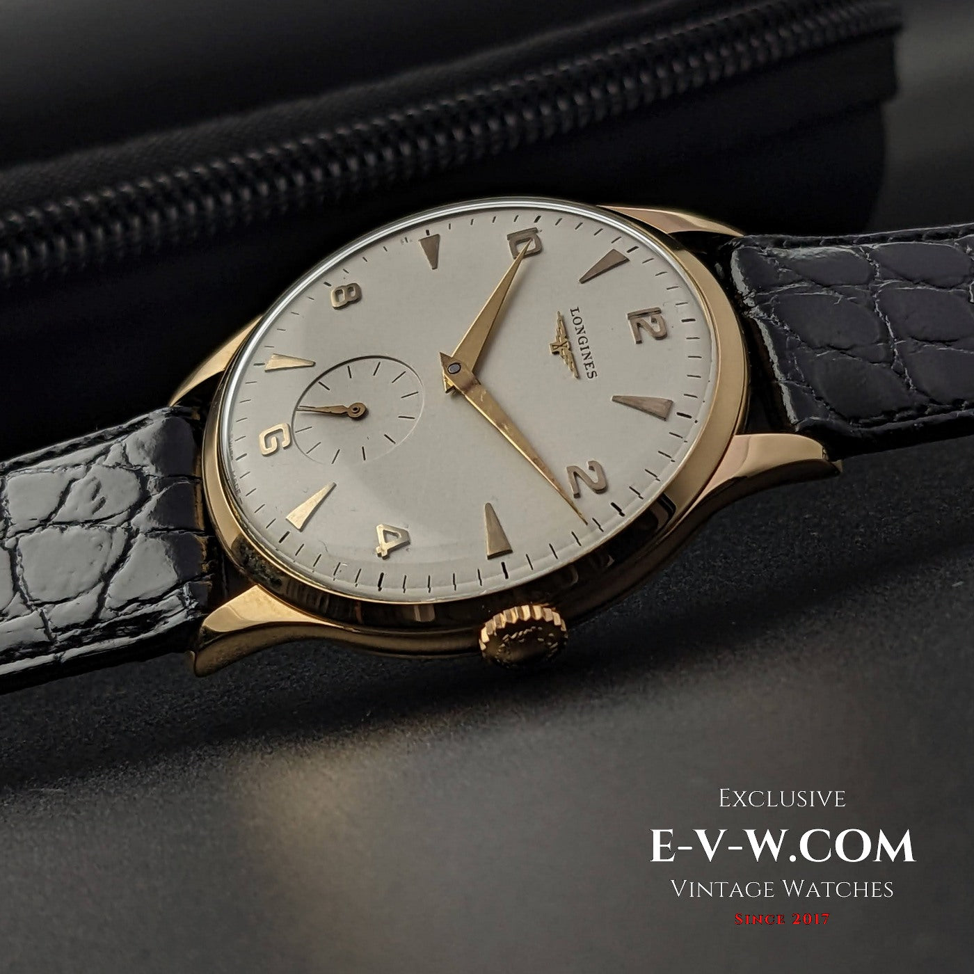 Longines 18k Gold / Jumbo Oversized 37,5 mm /  Cal 12.68Z / Vintage 1956 / Fully Serviced