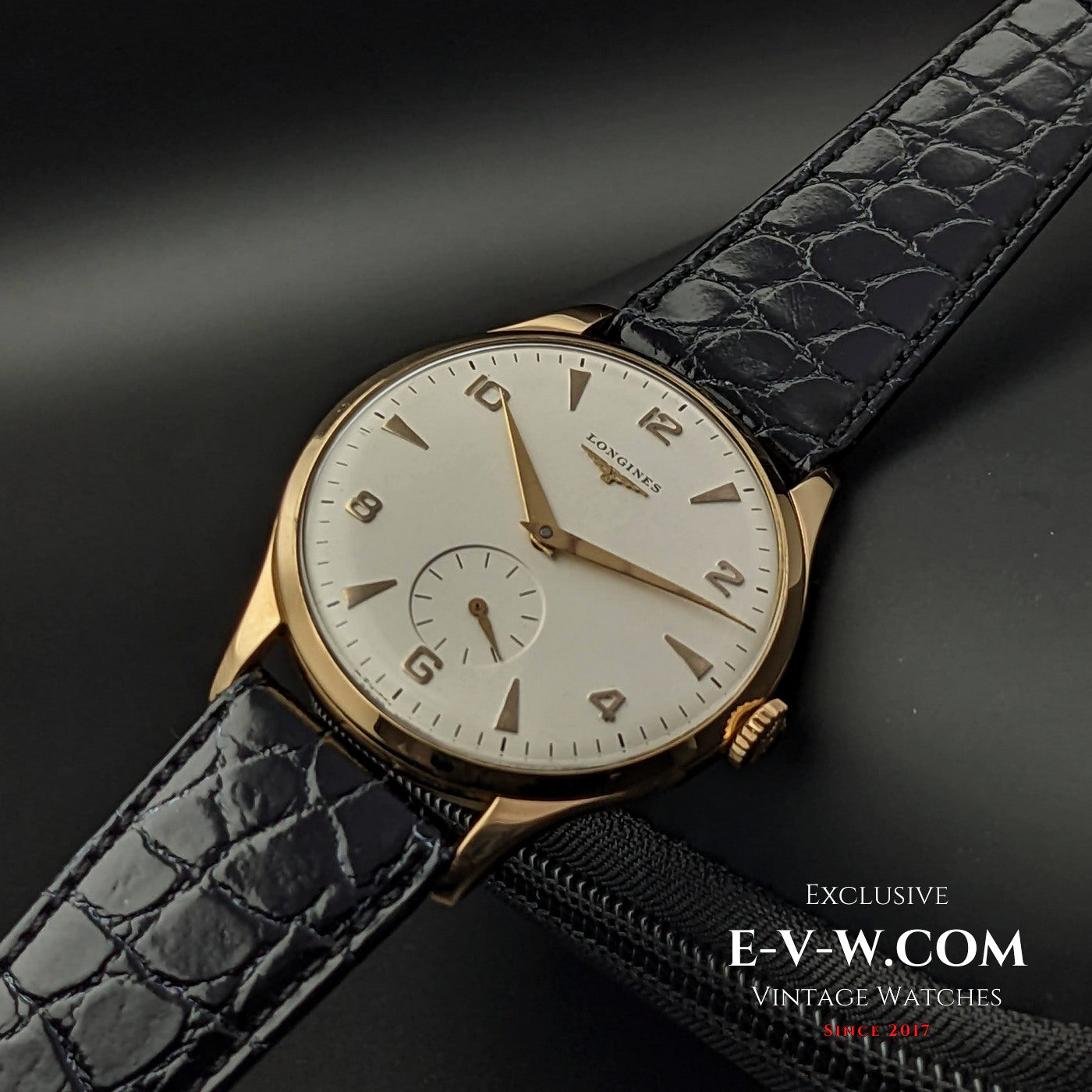 Longines 18k Gold / Jumbo Oversized 37,5 mm /  Cal 12.68Z / Vintage 1956 / Fully Serviced