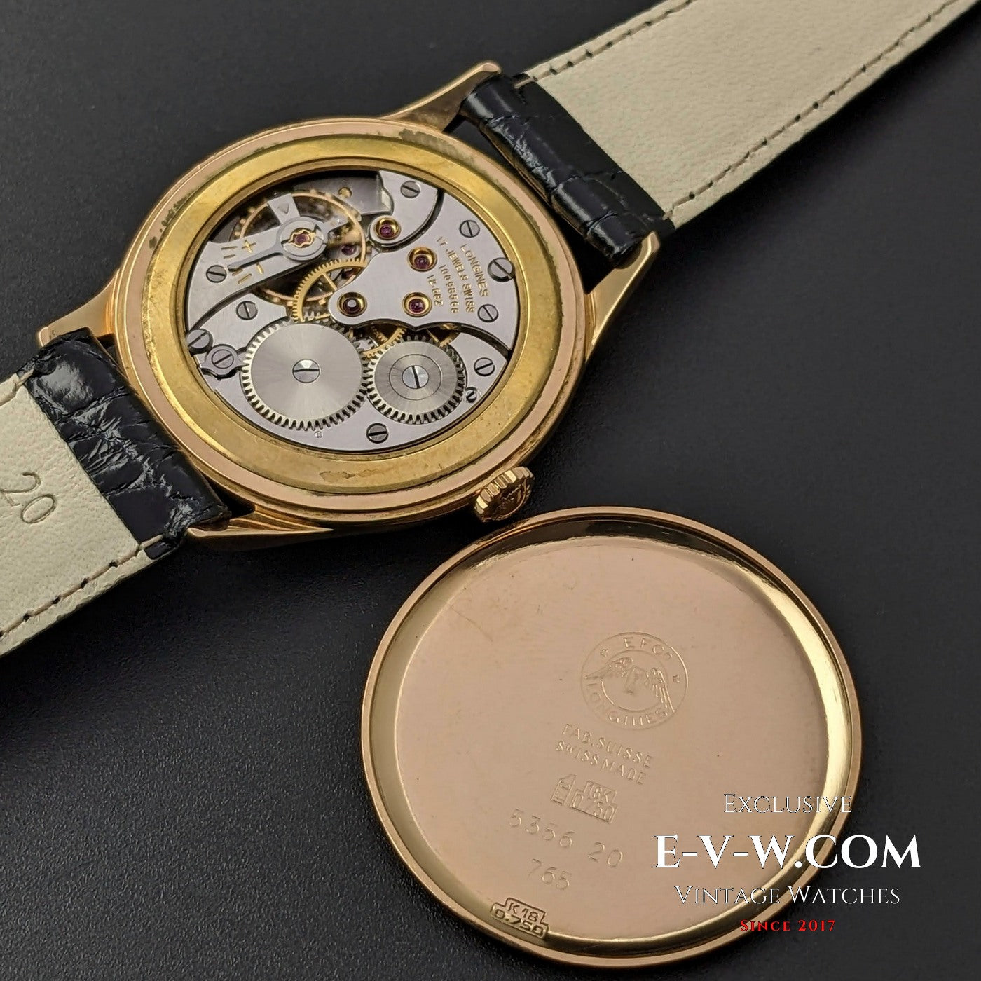 Longines 18k Gold / Jumbo Oversized 37,5 mm /  Cal 12.68Z / Vintage 1956 / Fully Serviced
