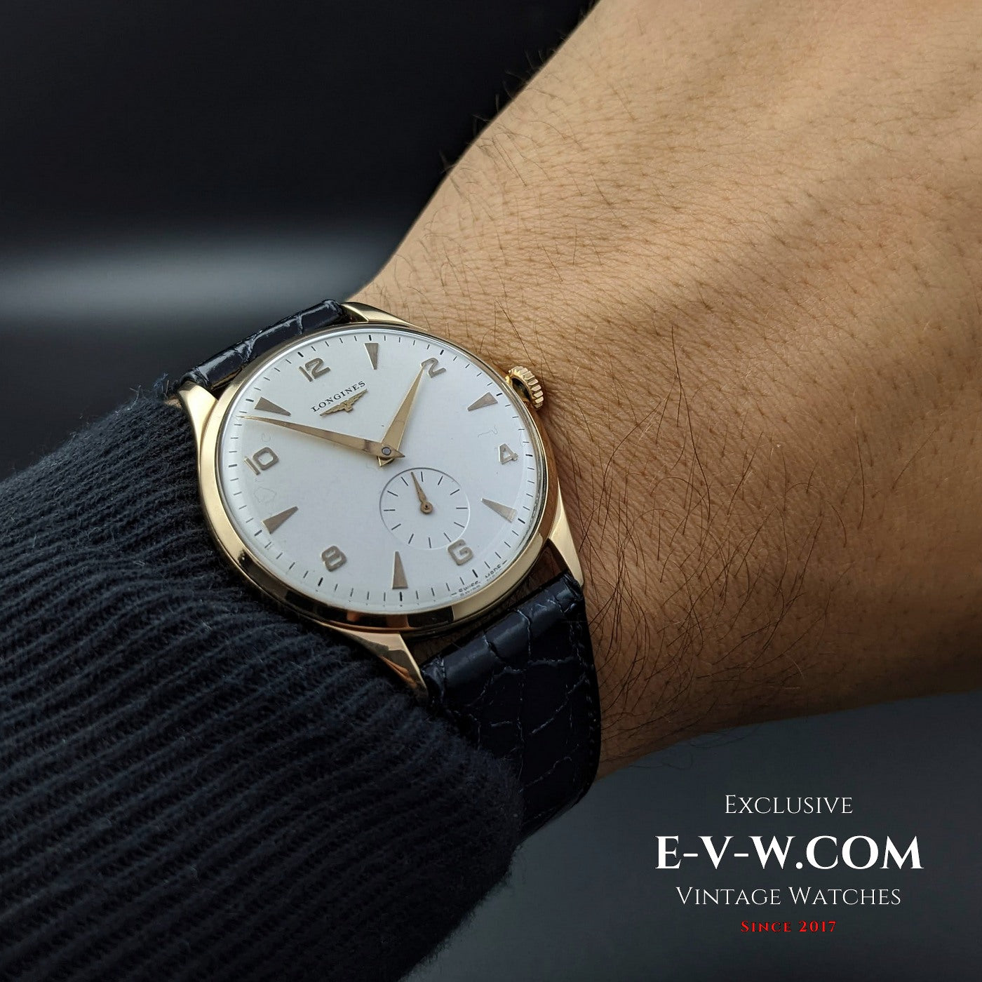 Longines 18k Gold / Jumbo Oversized 37,5 mm /  Cal 12.68Z / Vintage 1956 / Fully Serviced