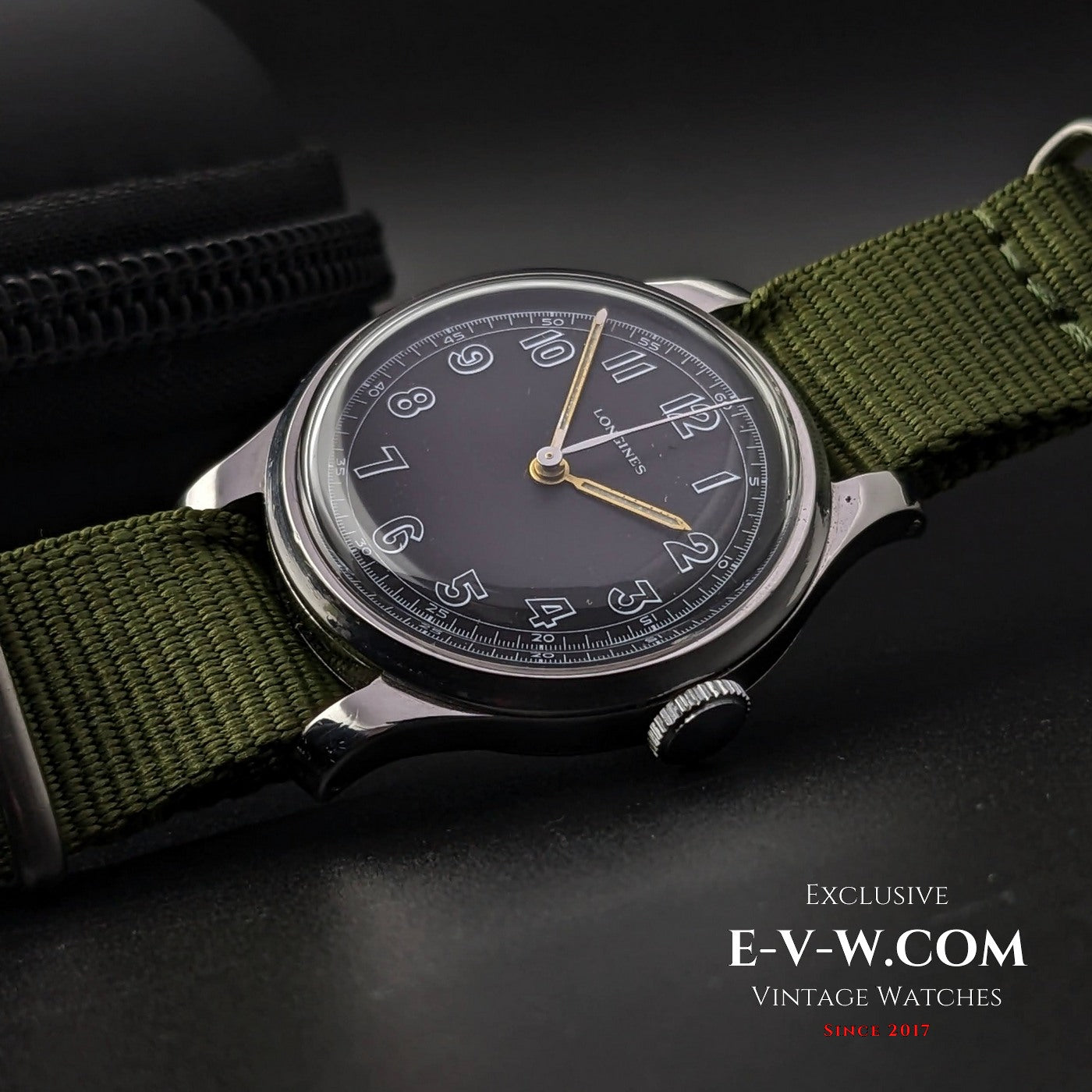 Longines Military WWII / Vintage 1940s / cal.12.68N / Fully Serviced