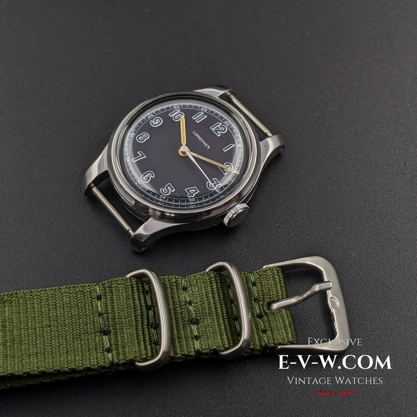 Longines Military WWII / Vintage 1940s / cal.12.68N / Fully Serviced