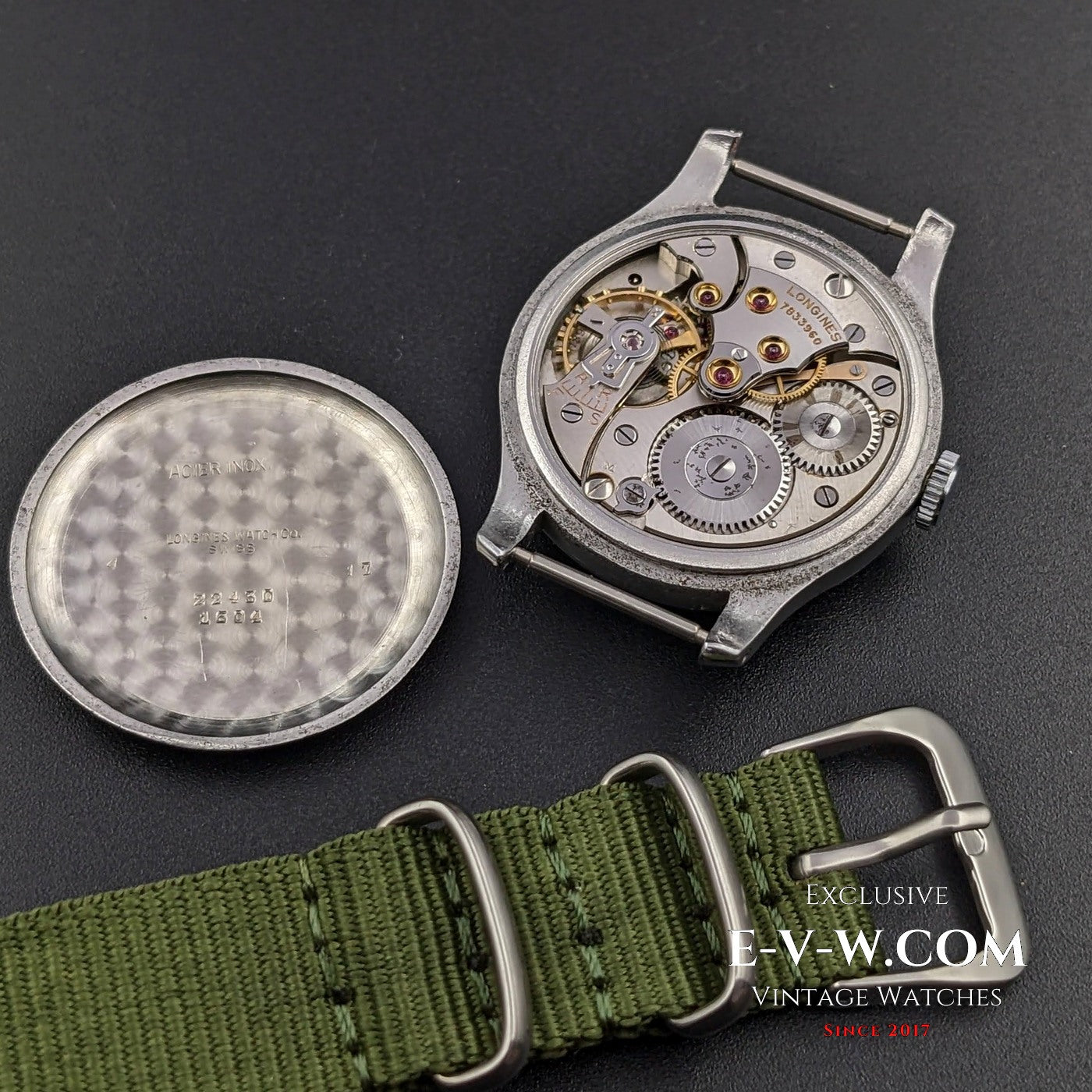 Longines Military WWII / Vintage 1940s / cal.12.68N / Fully Serviced