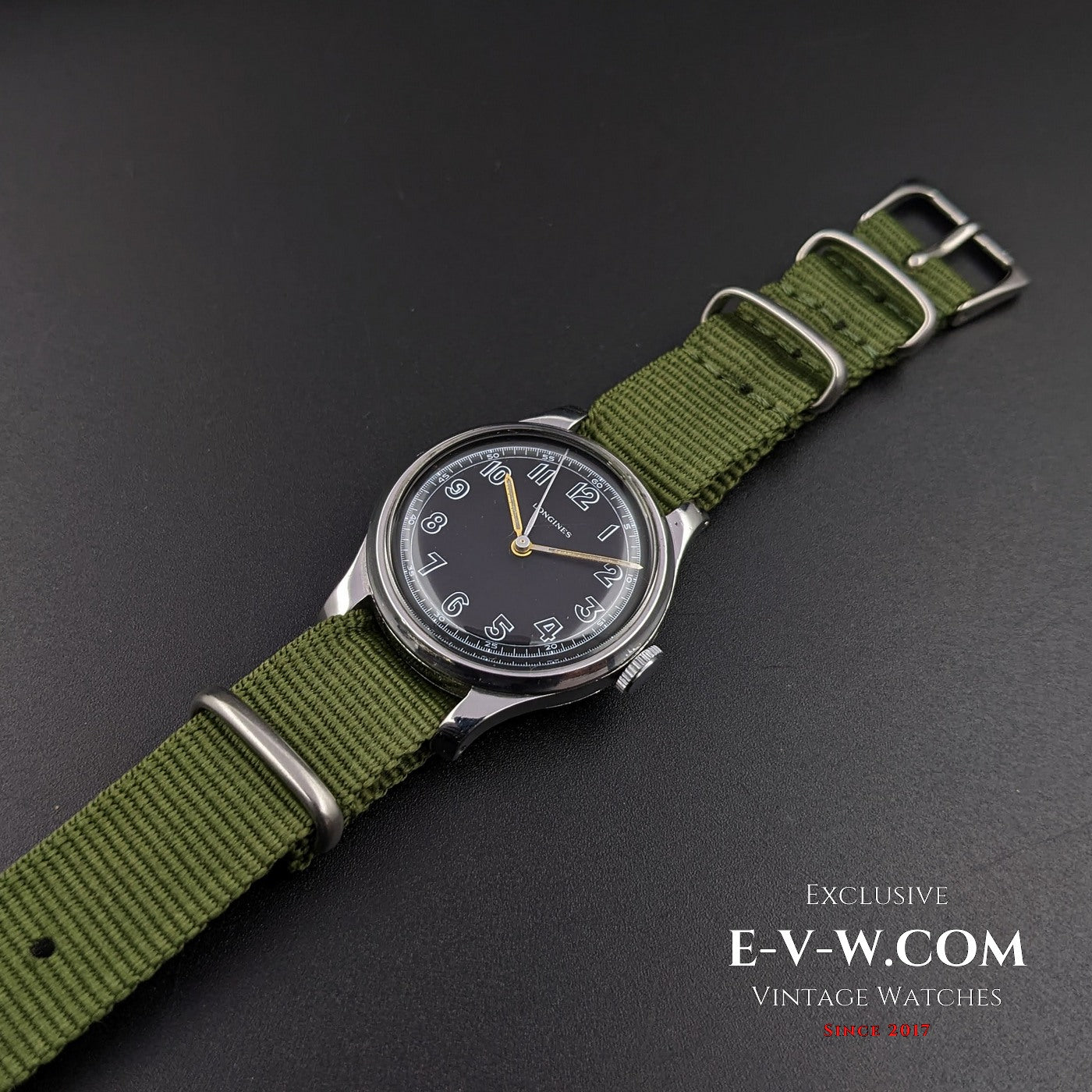 Longines Military WWII / Vintage 1940s / cal.12.68N / Fully Serviced