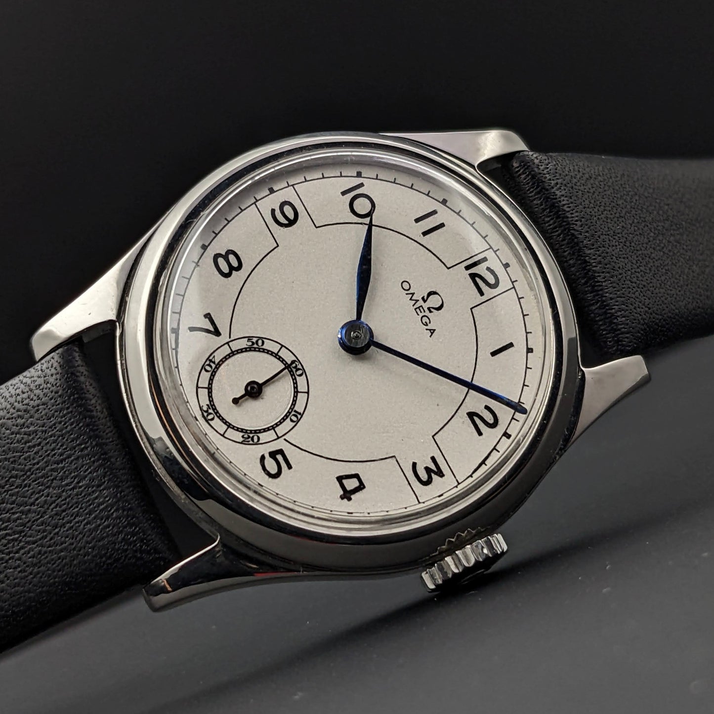 Rare Dennison Case Art Deco Omega Antique from 1934  / cal.26.5 SOB T2 / Fully Serviced