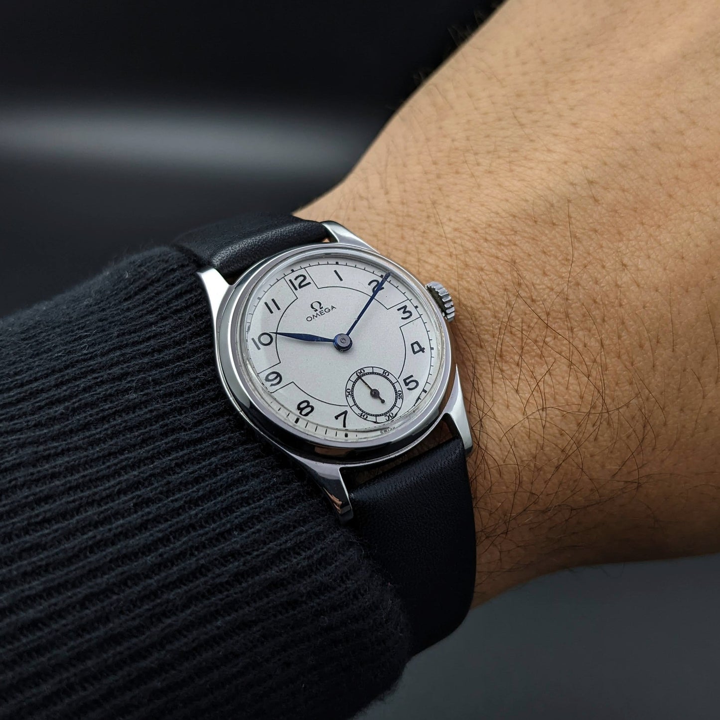 Rare Dennison Case Art Deco Omega Antique from 1934  / cal.26.5 SOB T2 / Fully Serviced