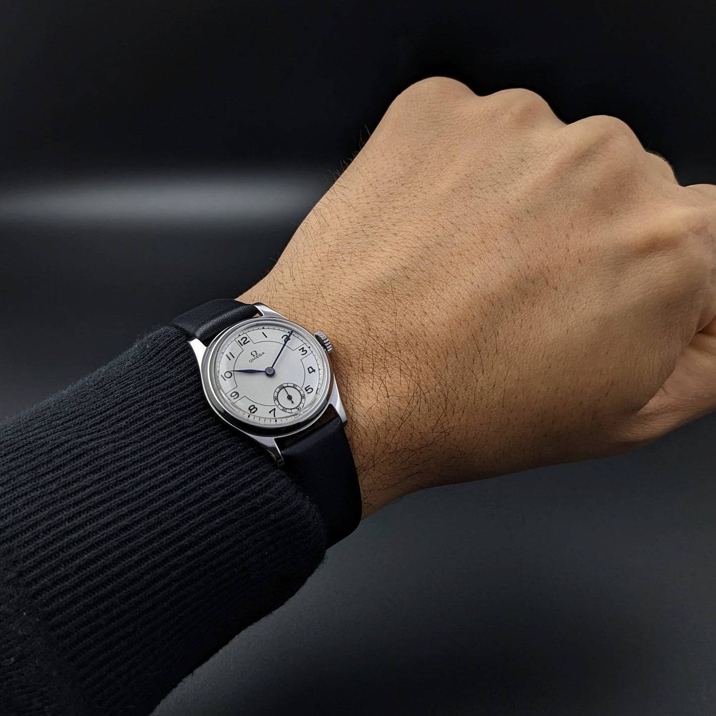 Rare Dennison Case Art Deco Omega Antique from 1934  / cal.26.5 SOB T2 / Fully Serviced