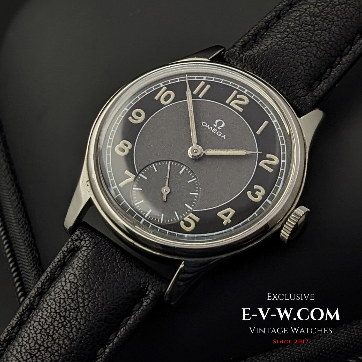 Unique Omega Suveran by Government of Sweden cal 30T2 PC / Ref. 2400 / Vintage 1944 / Fully Serviced