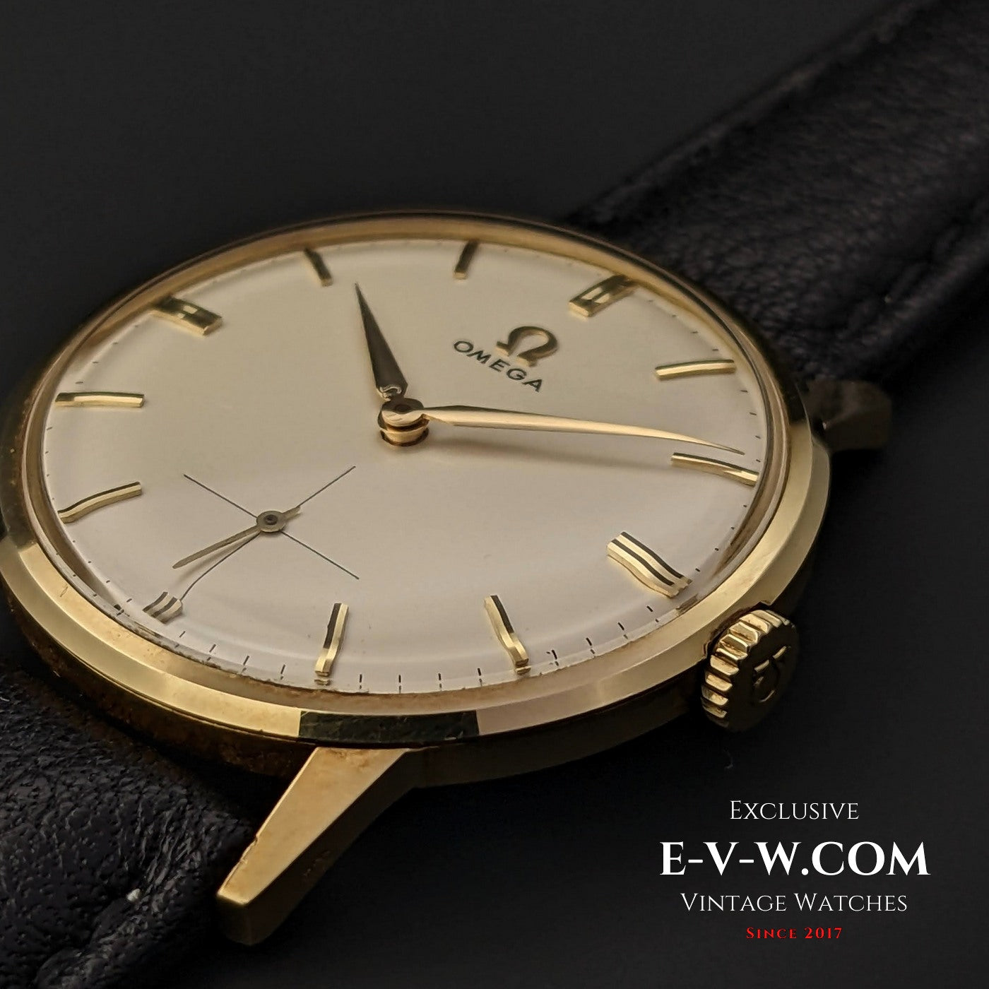 Omega 14K Solid Gold / Rare Vintage 1961 / cal. 268