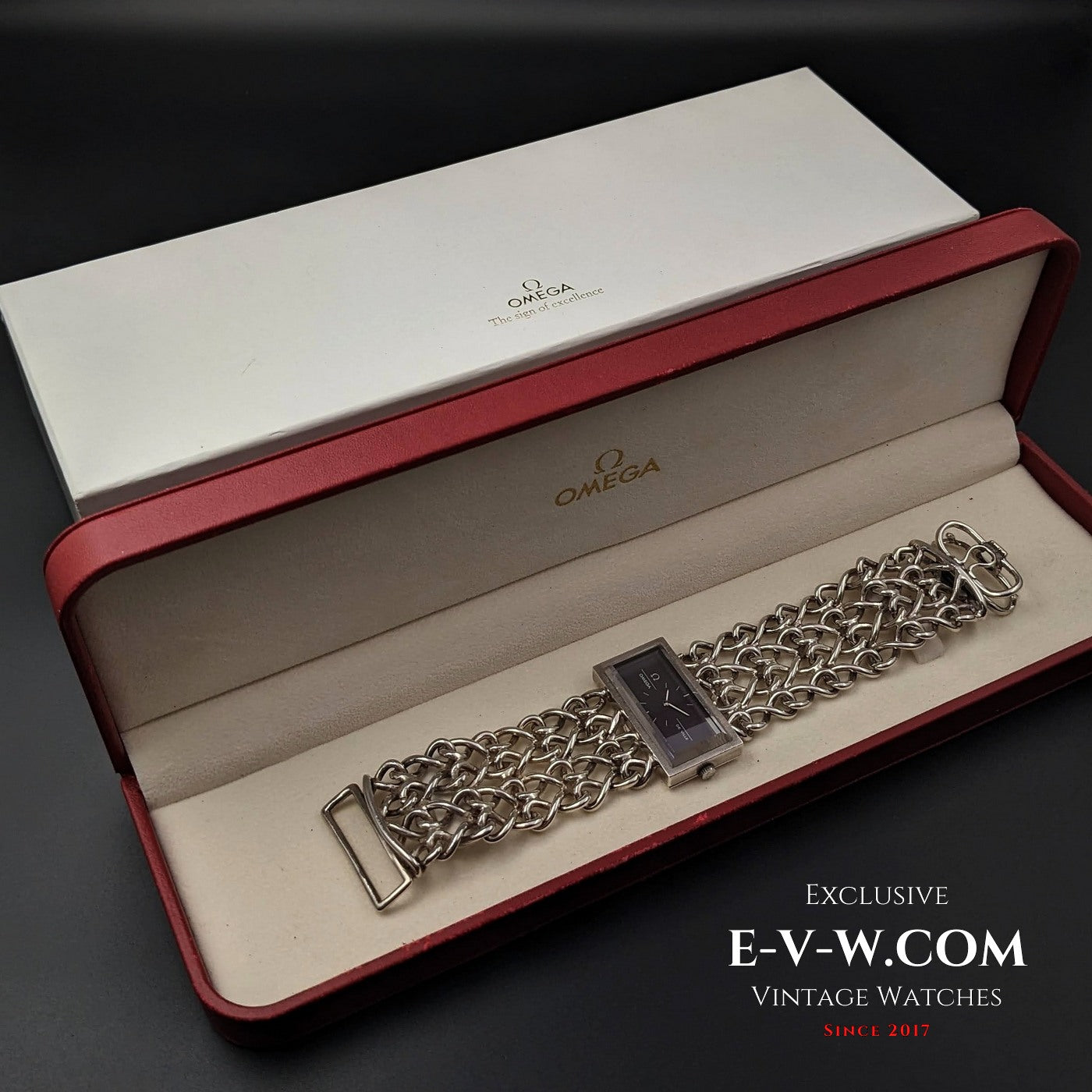 Omega De Ville Very Rare Vintage DE VILLE JEUX D'ARGENT 0,925 Silver / Sapphire Cristal / RS 711.1892