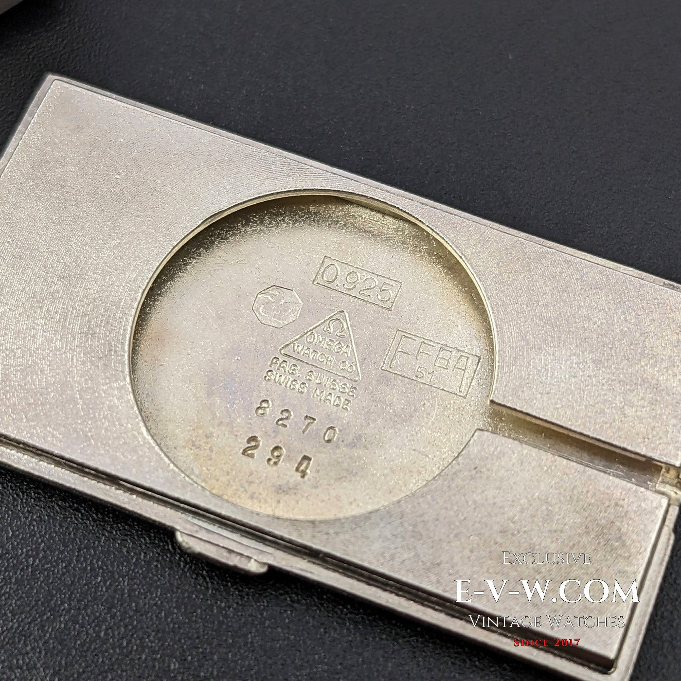 Omega De Ville Very Rare Vintage DE VILLE JEUX D'ARGENT 0,925 Silver / Sapphire Cristal / RS 711.1892