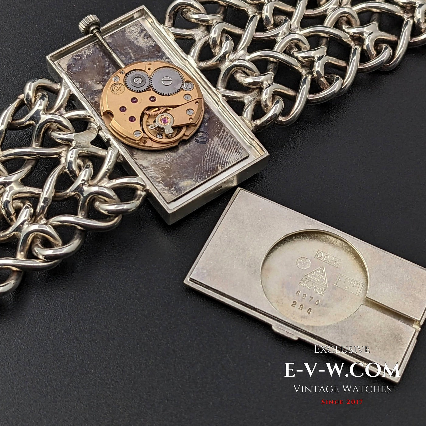 Omega De Ville Very Rare Vintage DE VILLE JEUX D'ARGENT 0,925 Silver / Sapphire Cristal / RS 711.1892