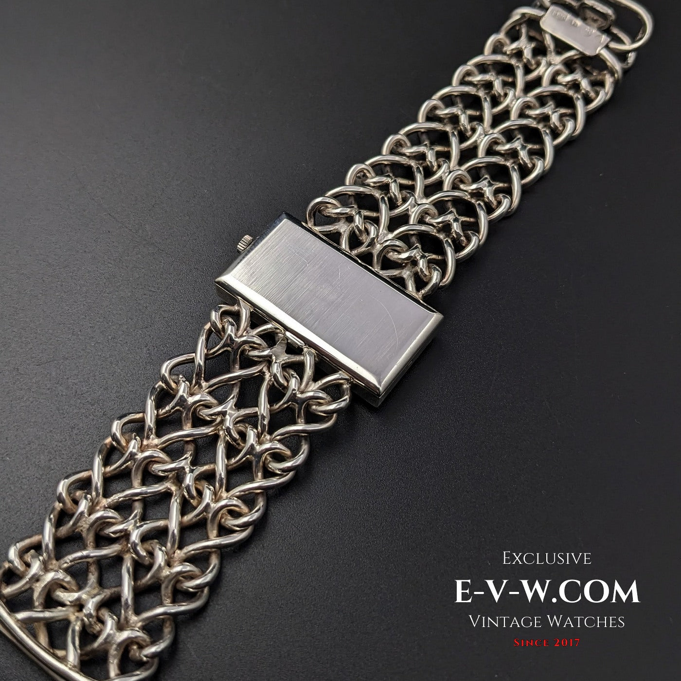 Omega De Ville Very Rare Vintage DE VILLE JEUX D'ARGENT 0,925 Silver / Sapphire Cristal / RS 711.1892