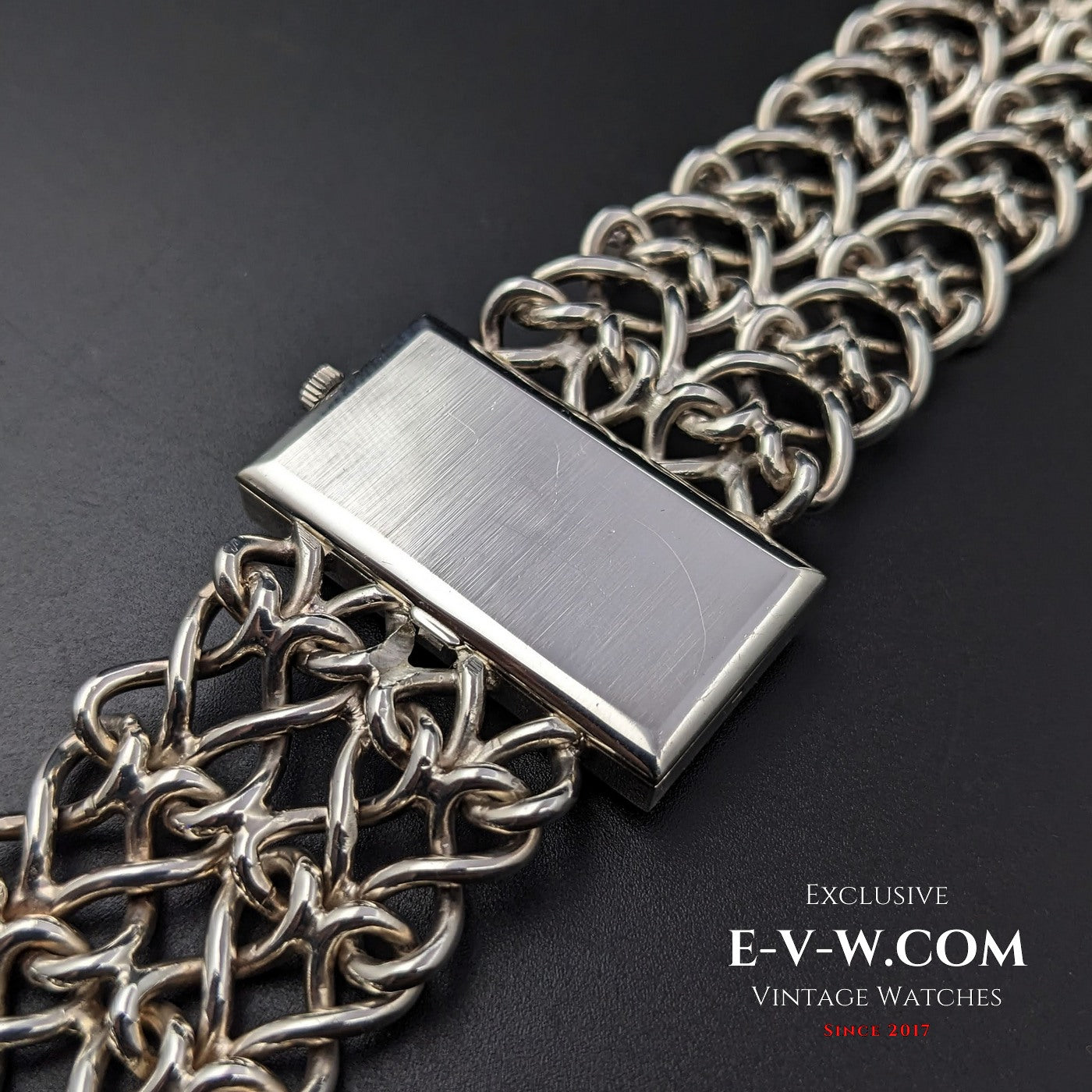 Omega De Ville Very Rare Vintage DE VILLE JEUX D'ARGENT 0,925 Silver / Sapphire Cristal / RS 711.1892