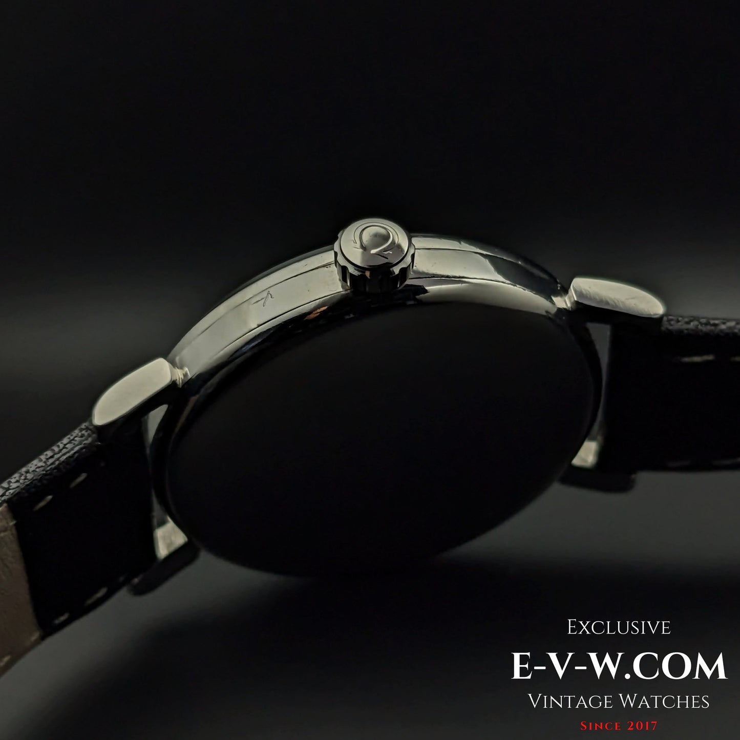 Omega Rare / Cal. 26.5 SOB T2 Vintage 1935 /Art Deco / Black Dial