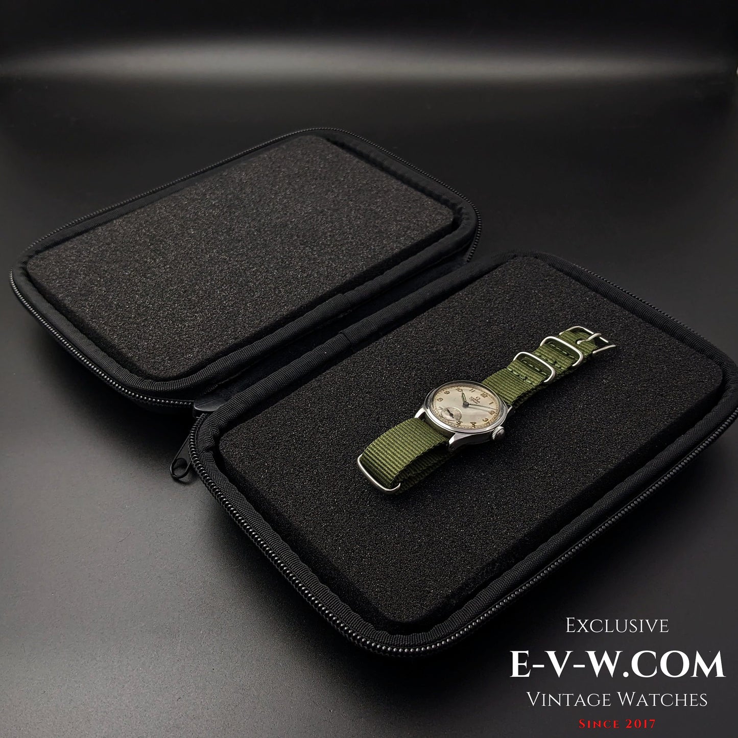 Rare Omega Officer/  WW2 for the Swedish Officers/ Cal. 26.5 SOB T2 / Vintage 1939 / Military