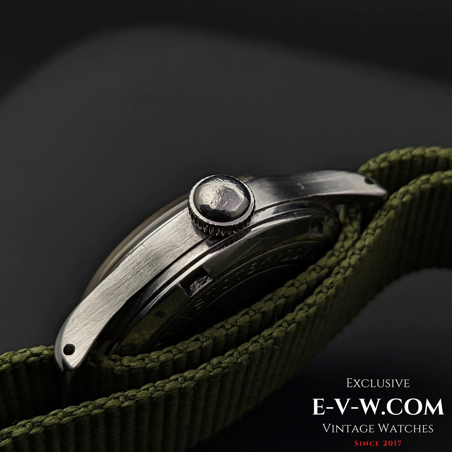 Rare Omega Officer/  WW2 for the Swedish Officers/ Cal. 26.5 SOB T2 / Vintage 1939 / Military