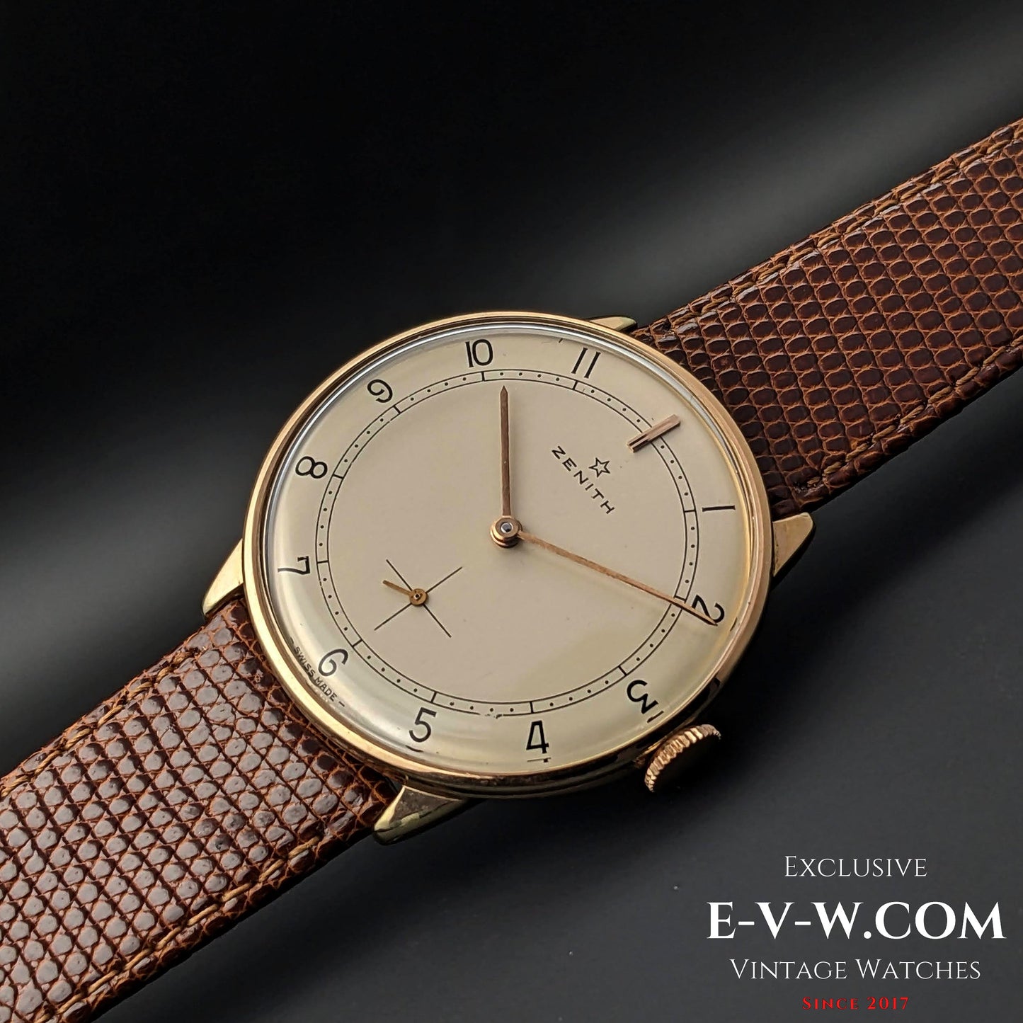 Classic Zenith Gold Plaque / Sector Dial / Cal 40 / Vintage1960