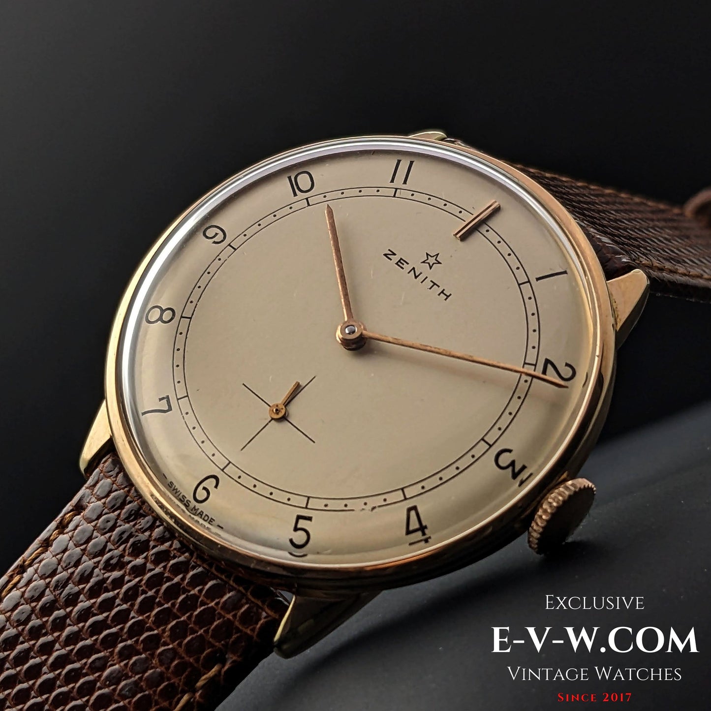 Classic Zenith Gold Plaque /Sector Dial / Cal 40 / Vintage1960