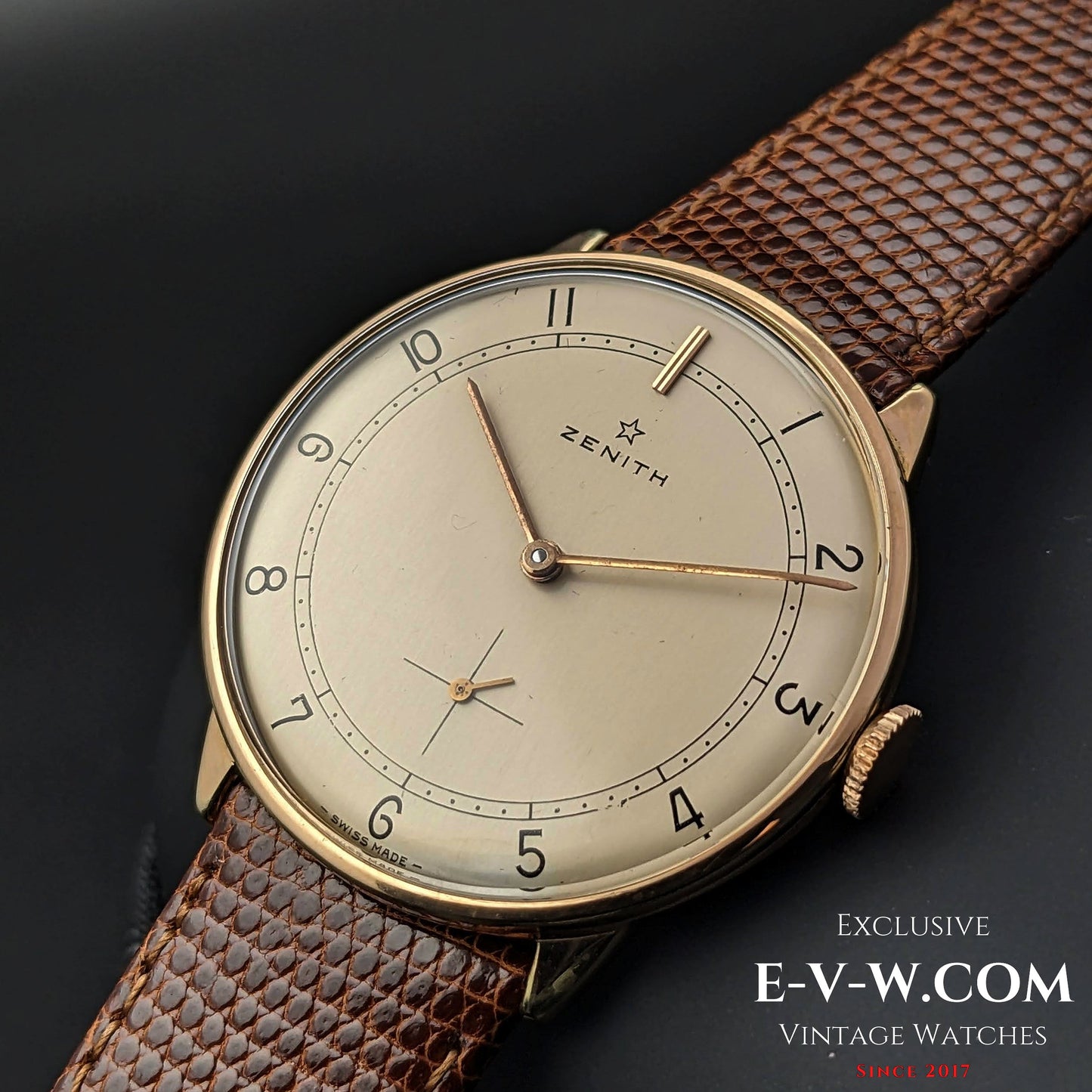 Classic Zenith Gold Plaque / Sector Dial / Cal 40 / Vintage1960