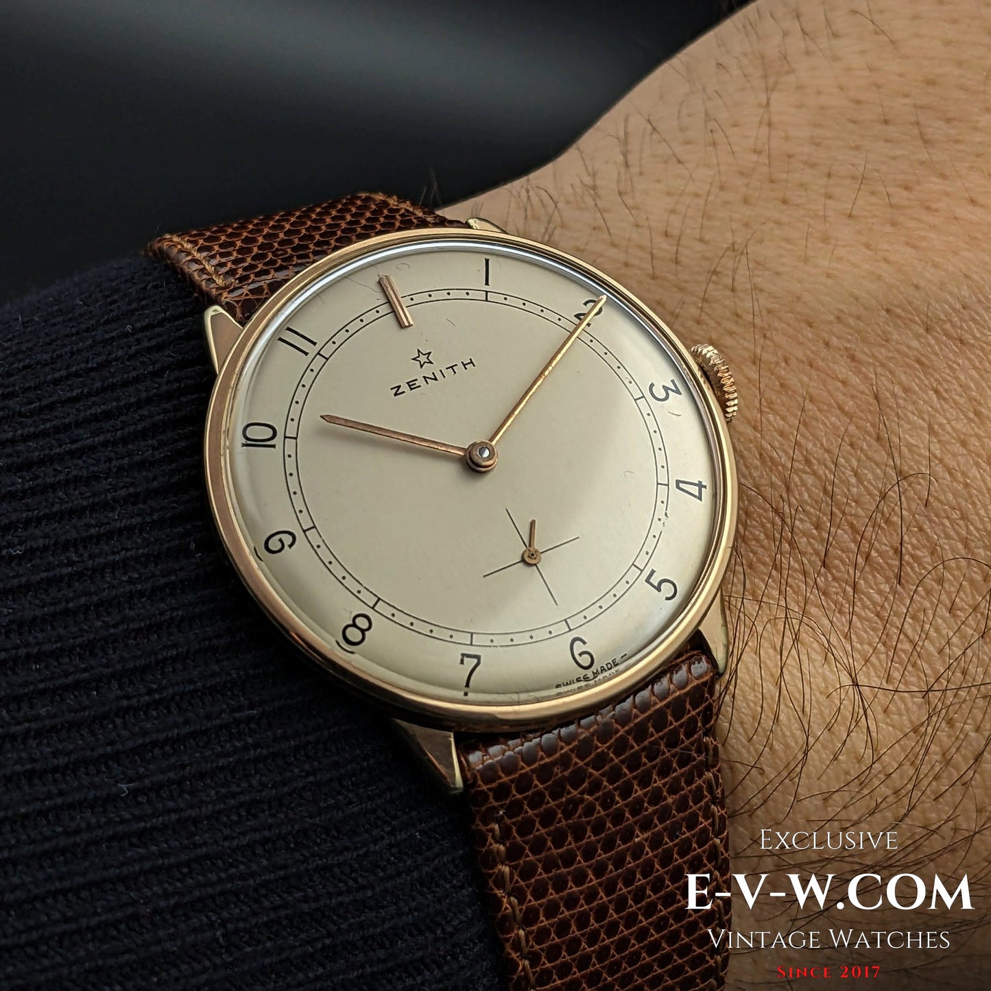 Classic Zenith Gold Plaque /Sector Dial / Cal 40 / Vintage1960