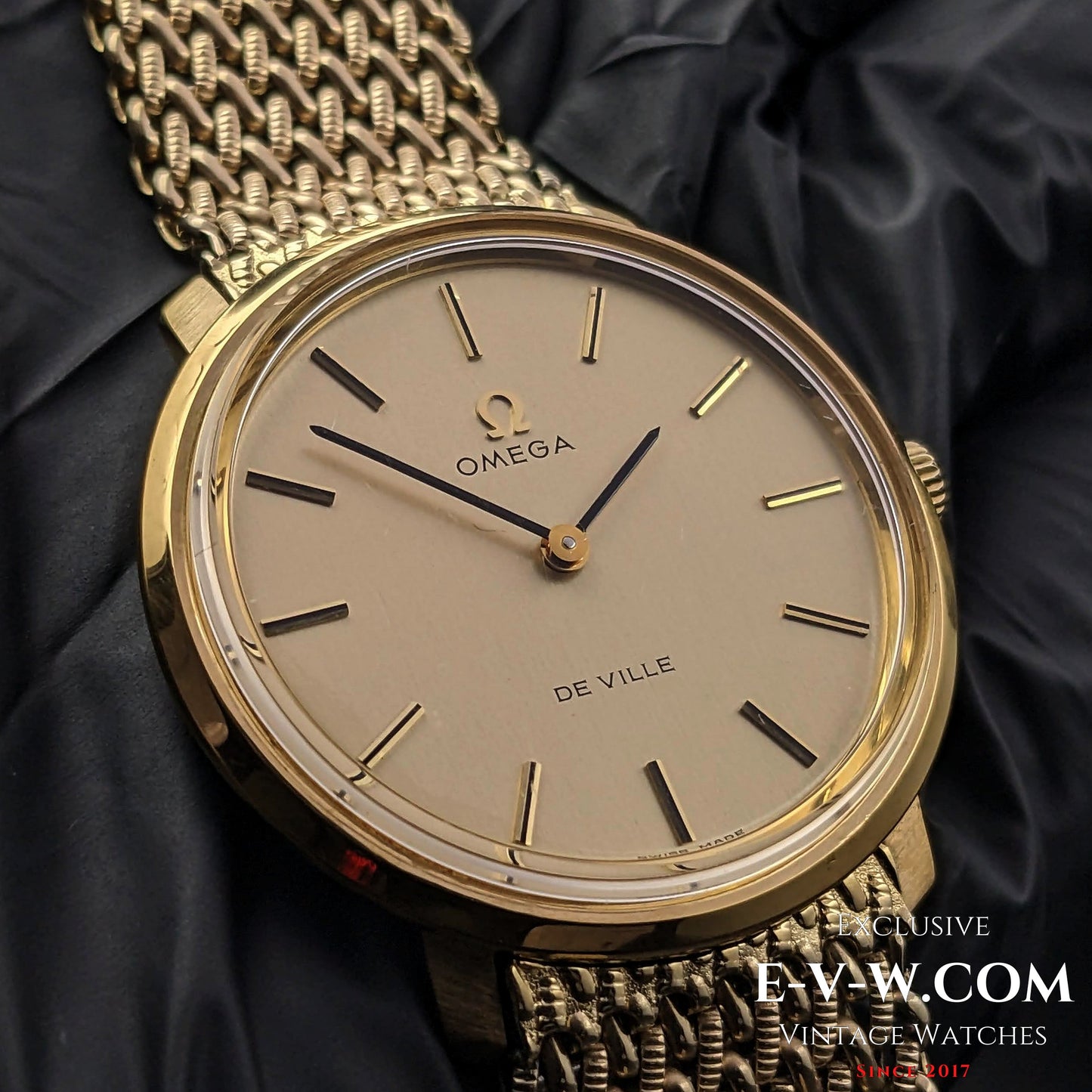 Omega  De Ville Gold Plaque / Cal 620 / Ref 115.001 /Vintage 1971