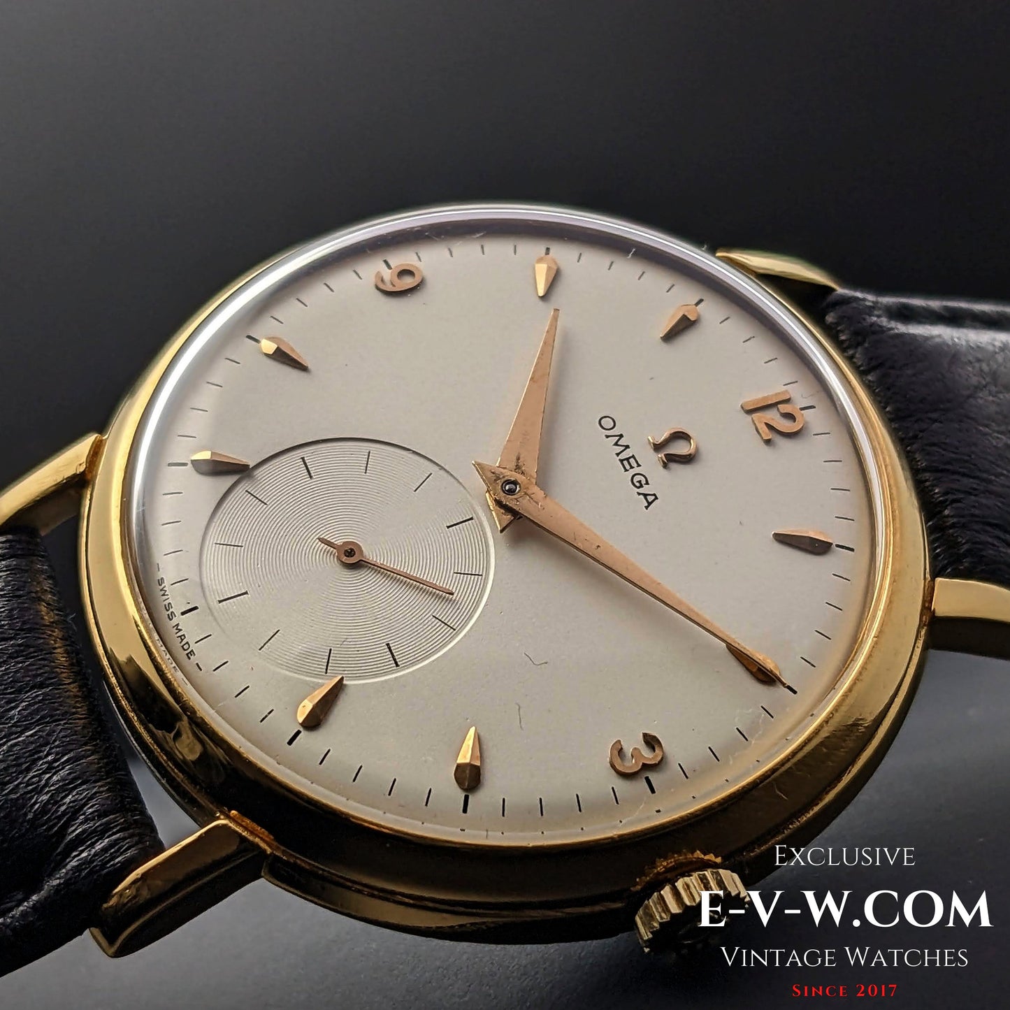 Omega Gold Plaque Oversize  /Ref. BK2808-1 /cal.267  (30T2) / Vintage 1958